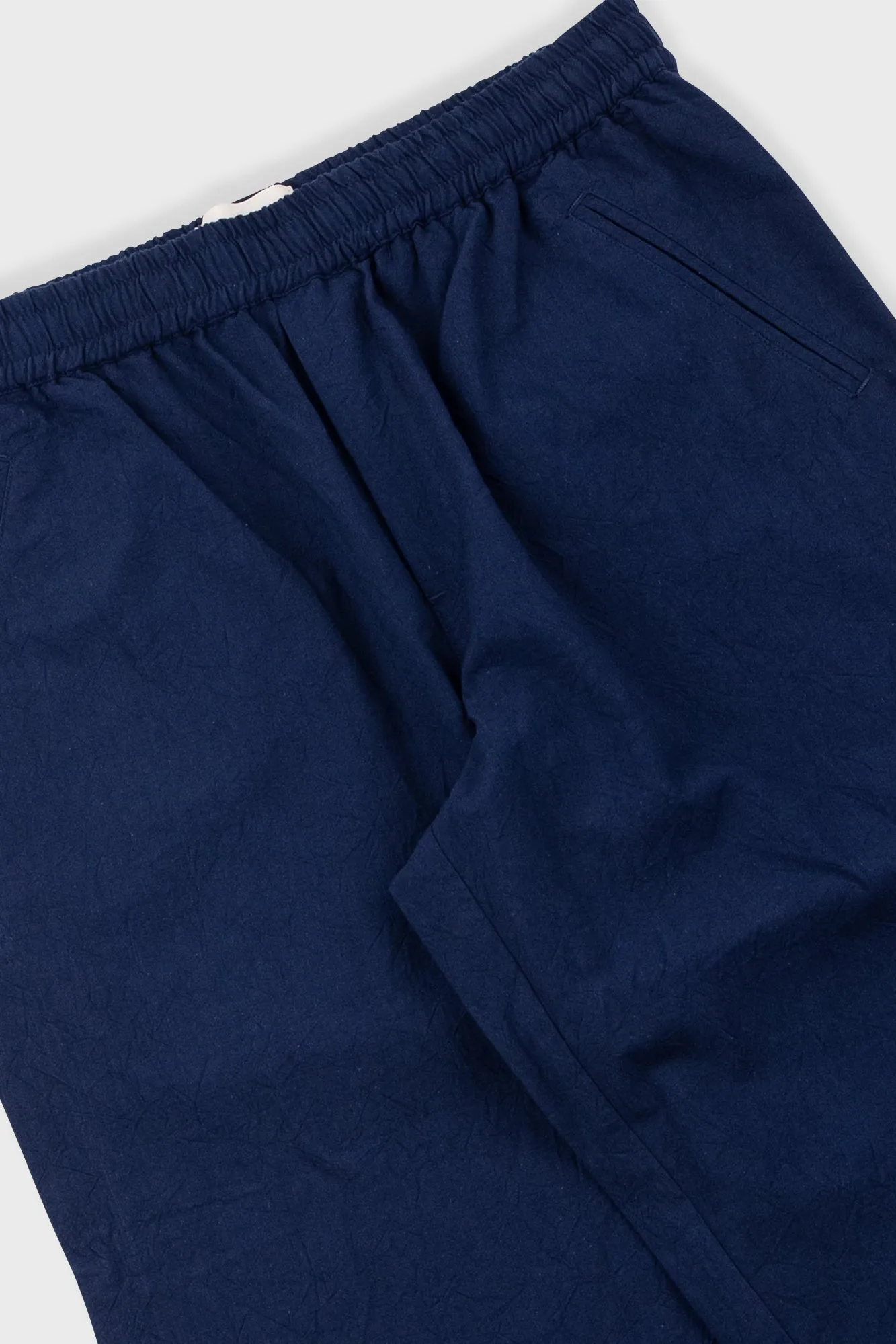 Drawcord Assembly Pant - Dark Navy Crinkle sold by Folk product image thumbnail 4