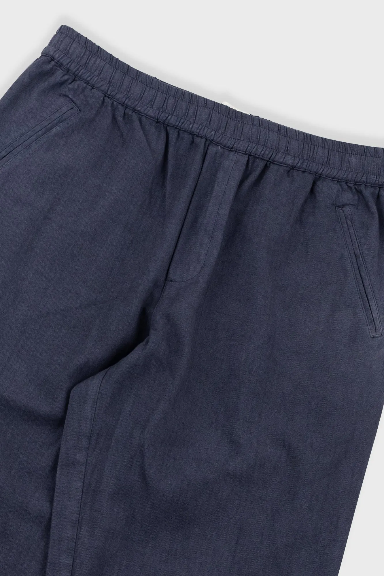 Drawcord Assembly Pant - Slate Blue Herringbone sold by Folk product image thumbnail 5