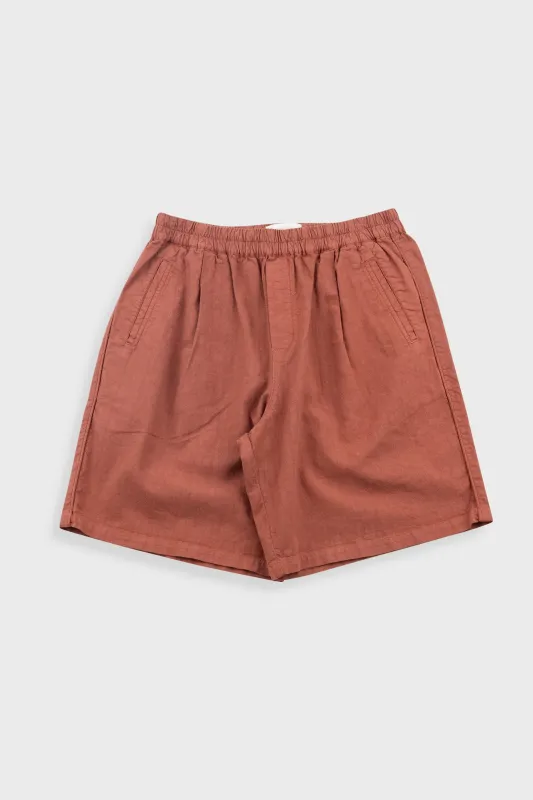 Relaxed Assembly Short - Red Oxide made by Folk