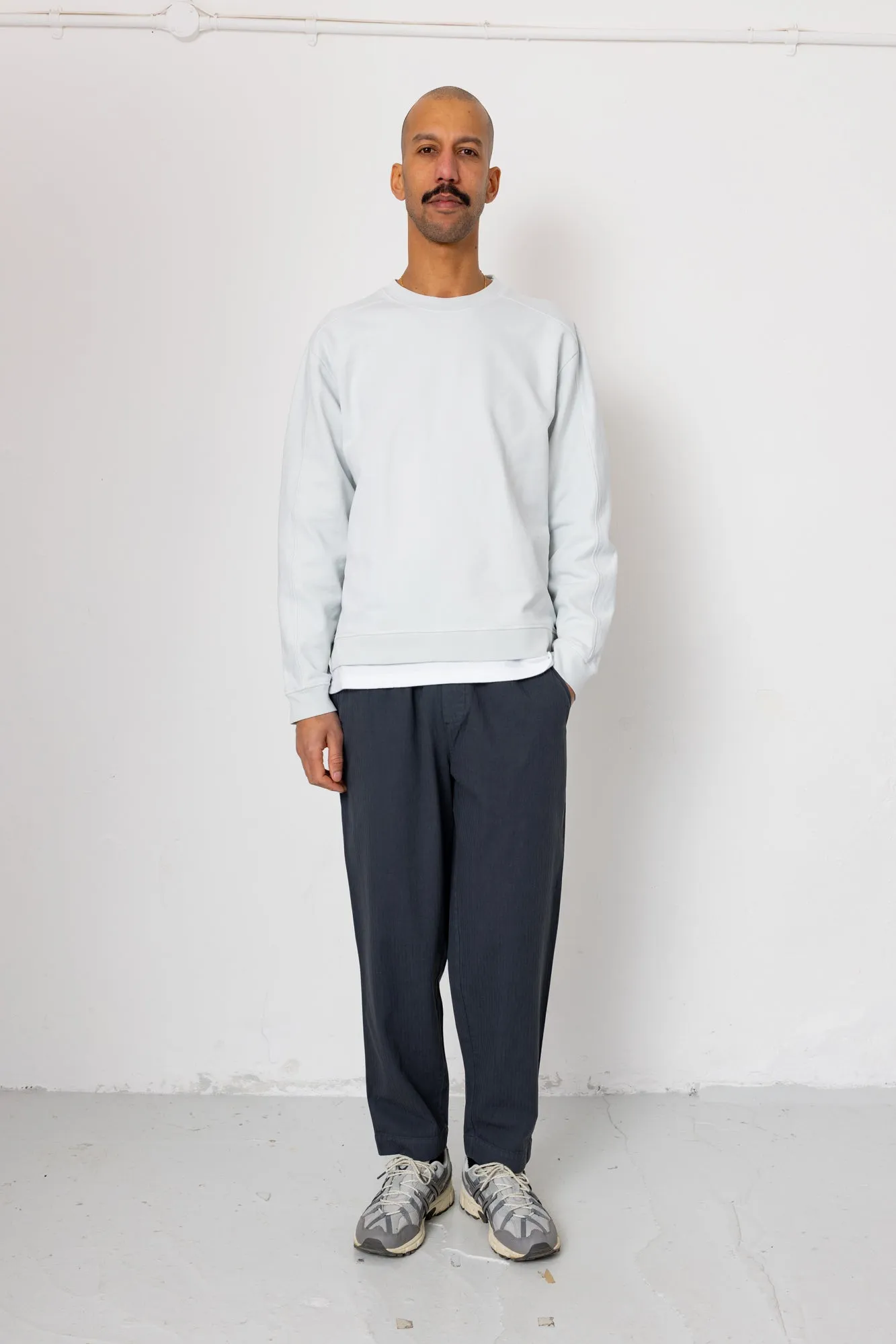 Assembly Pant - Slate Blue Herringbone sold by Folk product image thumbnail 2