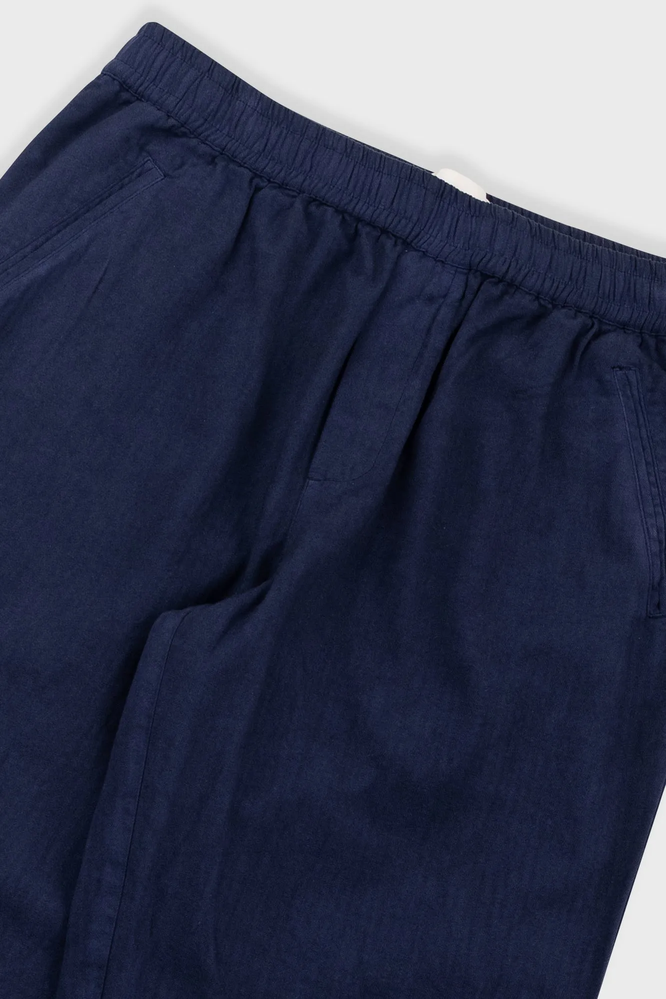 Drawcord Assembly Pant - Navy Herringbone sold by Folk product image thumbnail 5