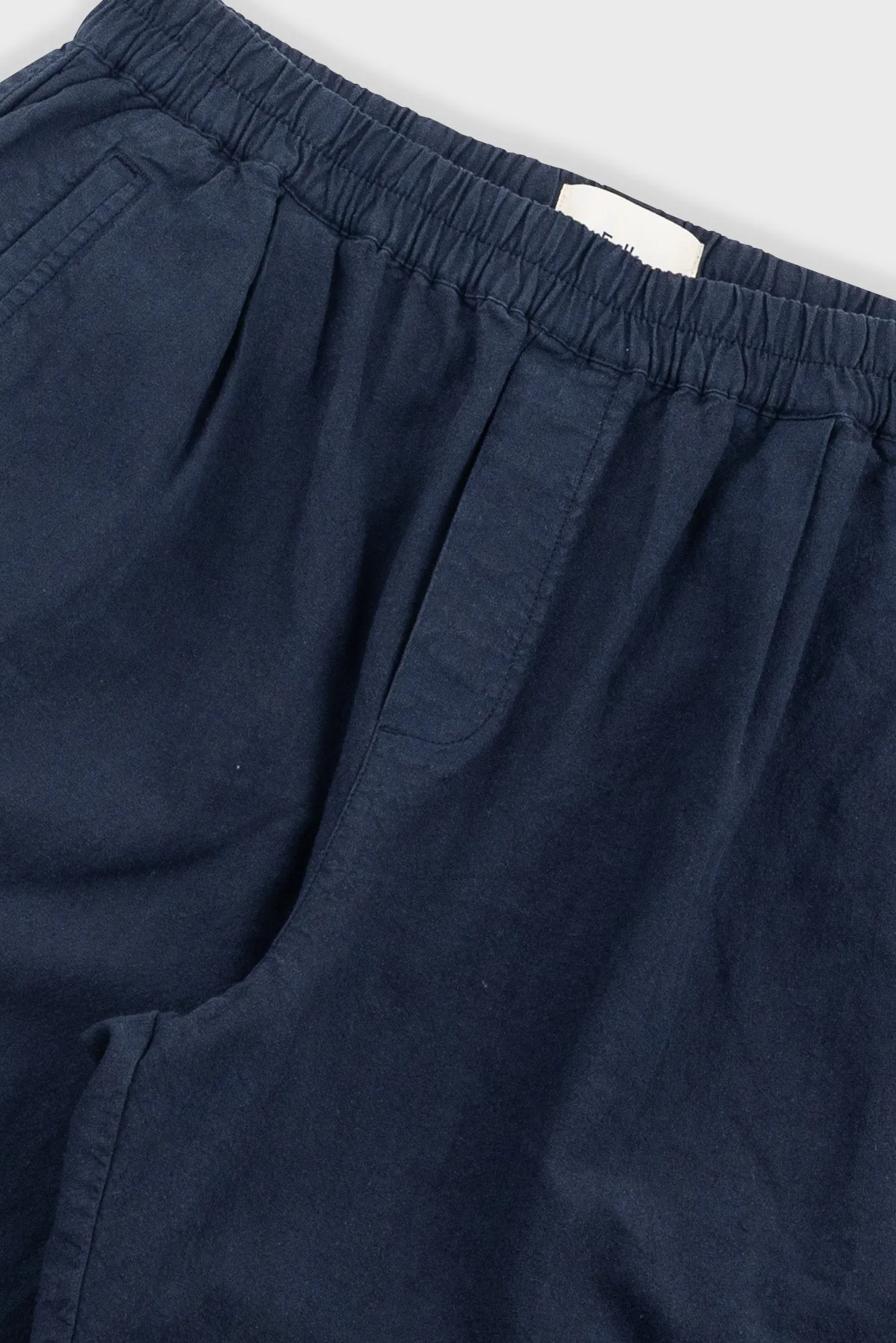 Relaxed Assembly Short - Dark Navy Cotton Linen sold by Folk product image thumbnail 5