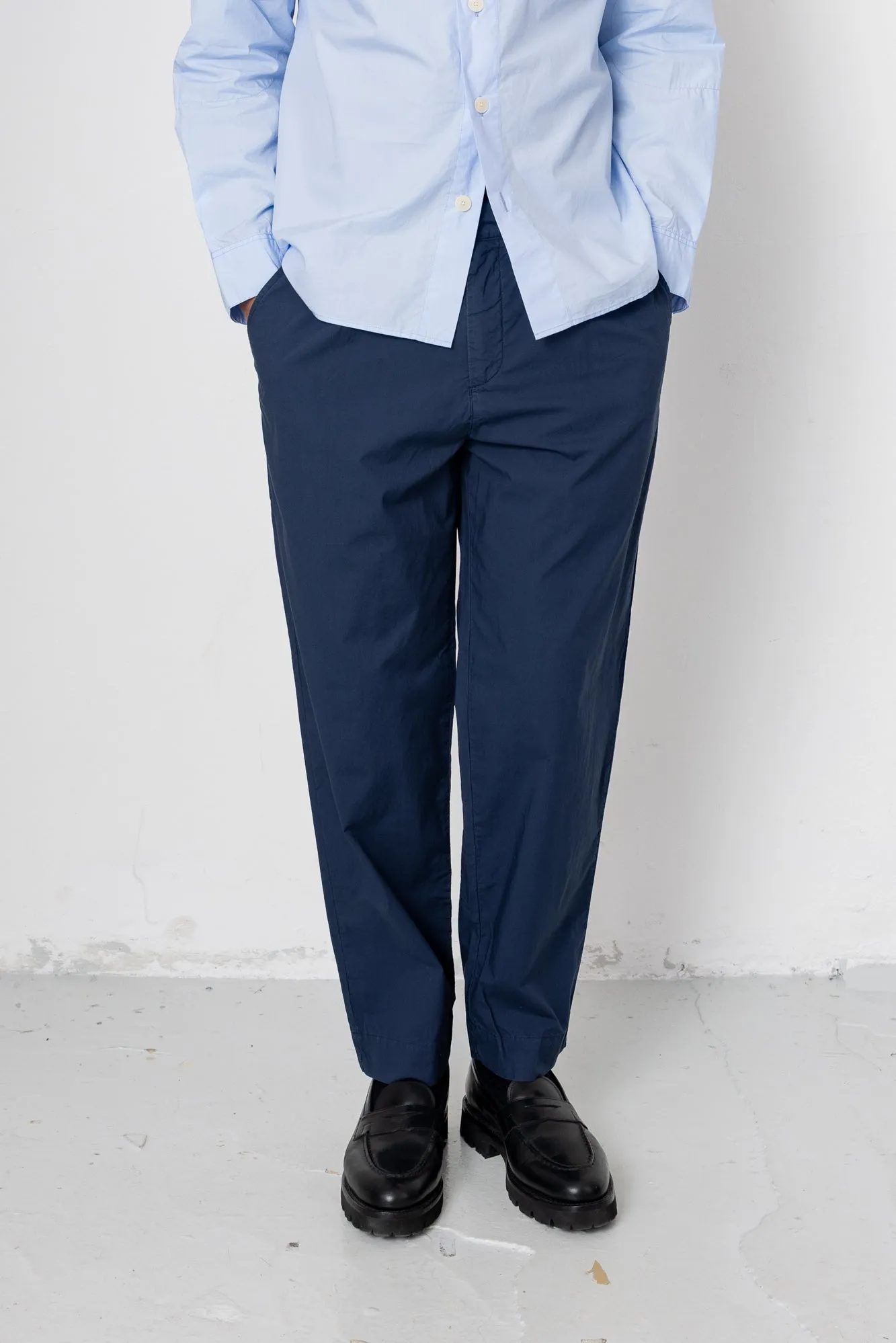 Signal Pant - Soft Navy Tech Poplin sold by Folk product image thumbnail 3