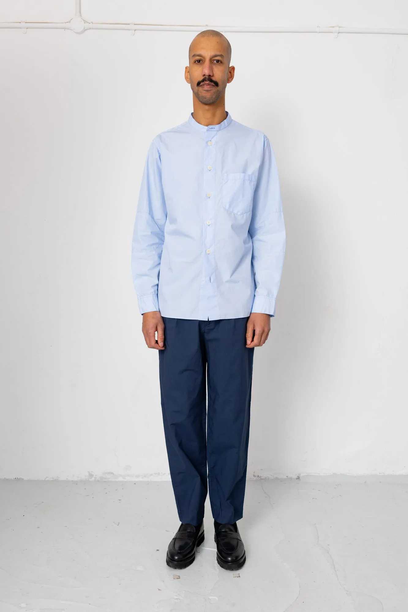 Signal Pant - Soft Navy Tech Poplin sold by Folk