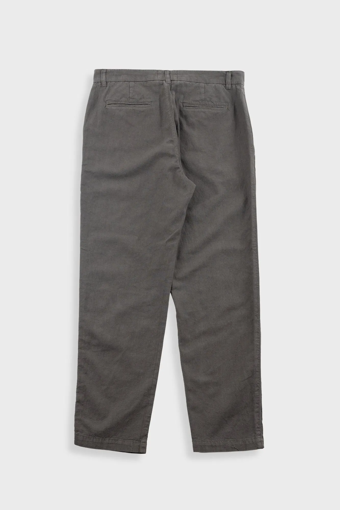 Fixed Waistband Cotton Linen Trouser - Dark Sage sold by Folk product image thumbnail 5