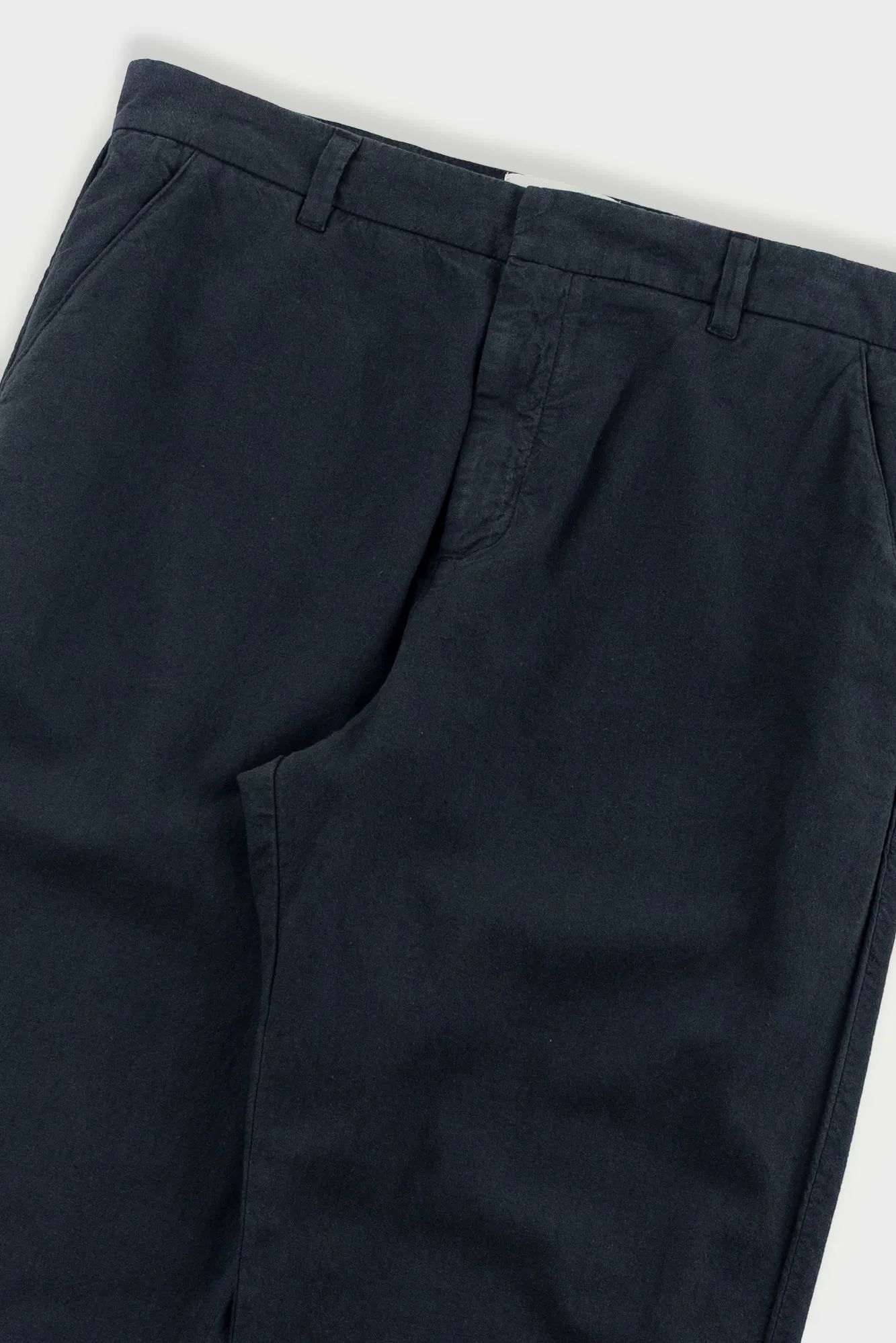 Fixed Waistband Cotton Linen Trouser - Soft Black sold by Folk product image thumbnail 5