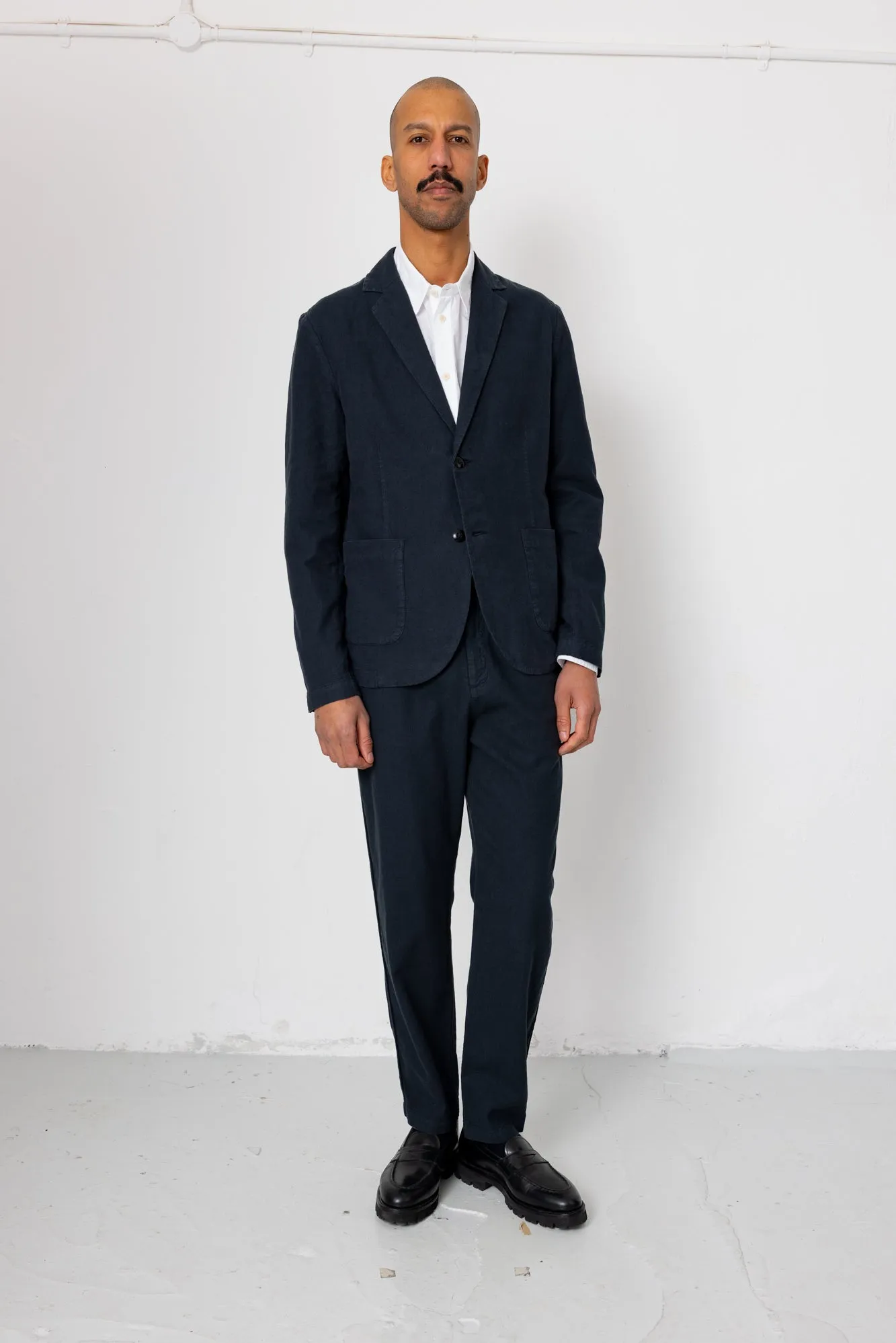 Cotton Linen Trouser - Soft Black sold by Folk product image thumbnail 4