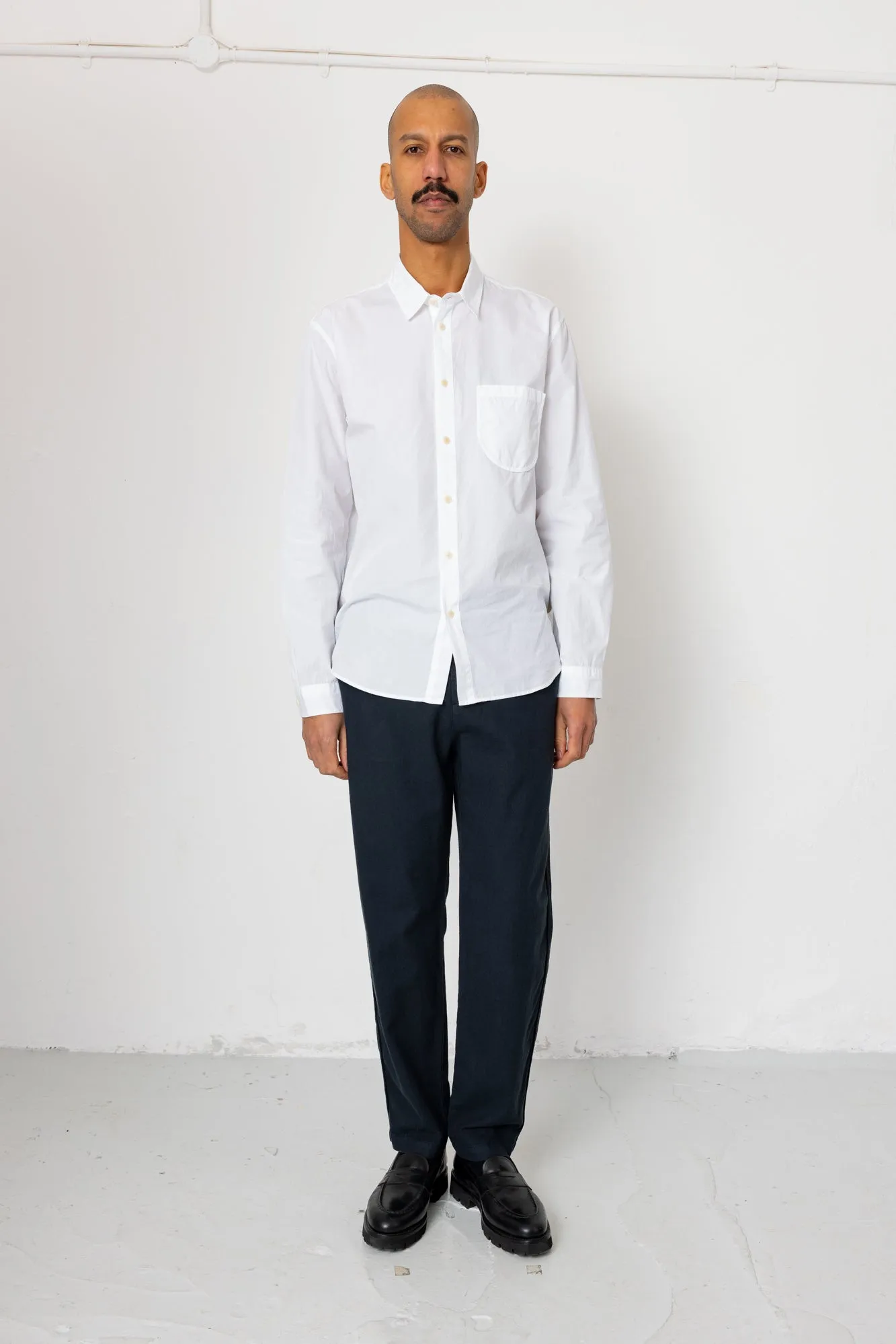 Cotton Linen Trouser - Soft Black sold by Folk product image thumbnail 2