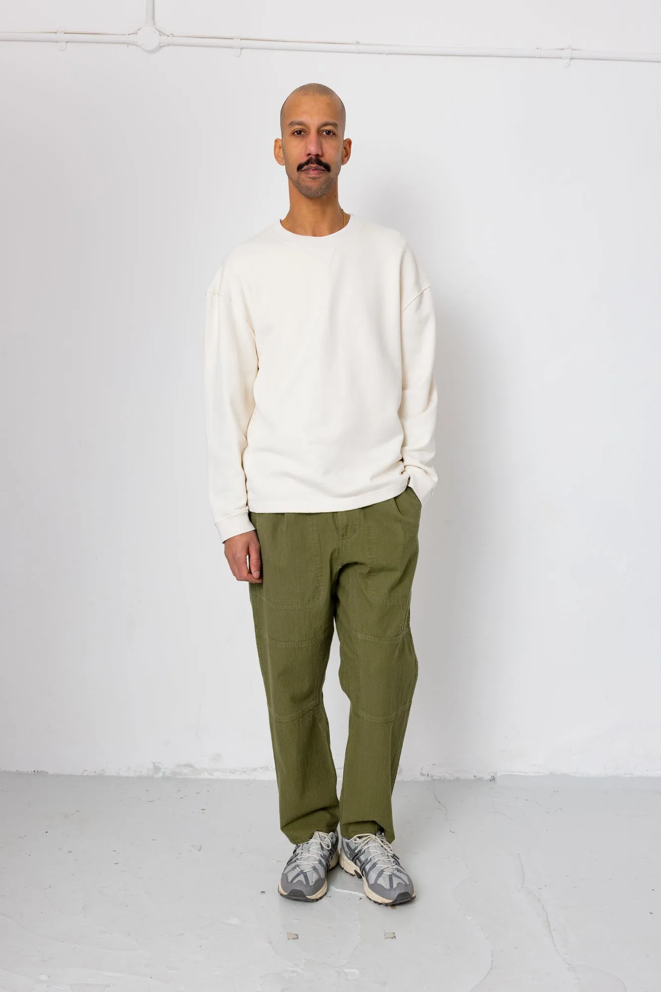 Assembly Utility Trouser - Light Olive Chunky Ripstop sold by Folk product image thumbnail 2