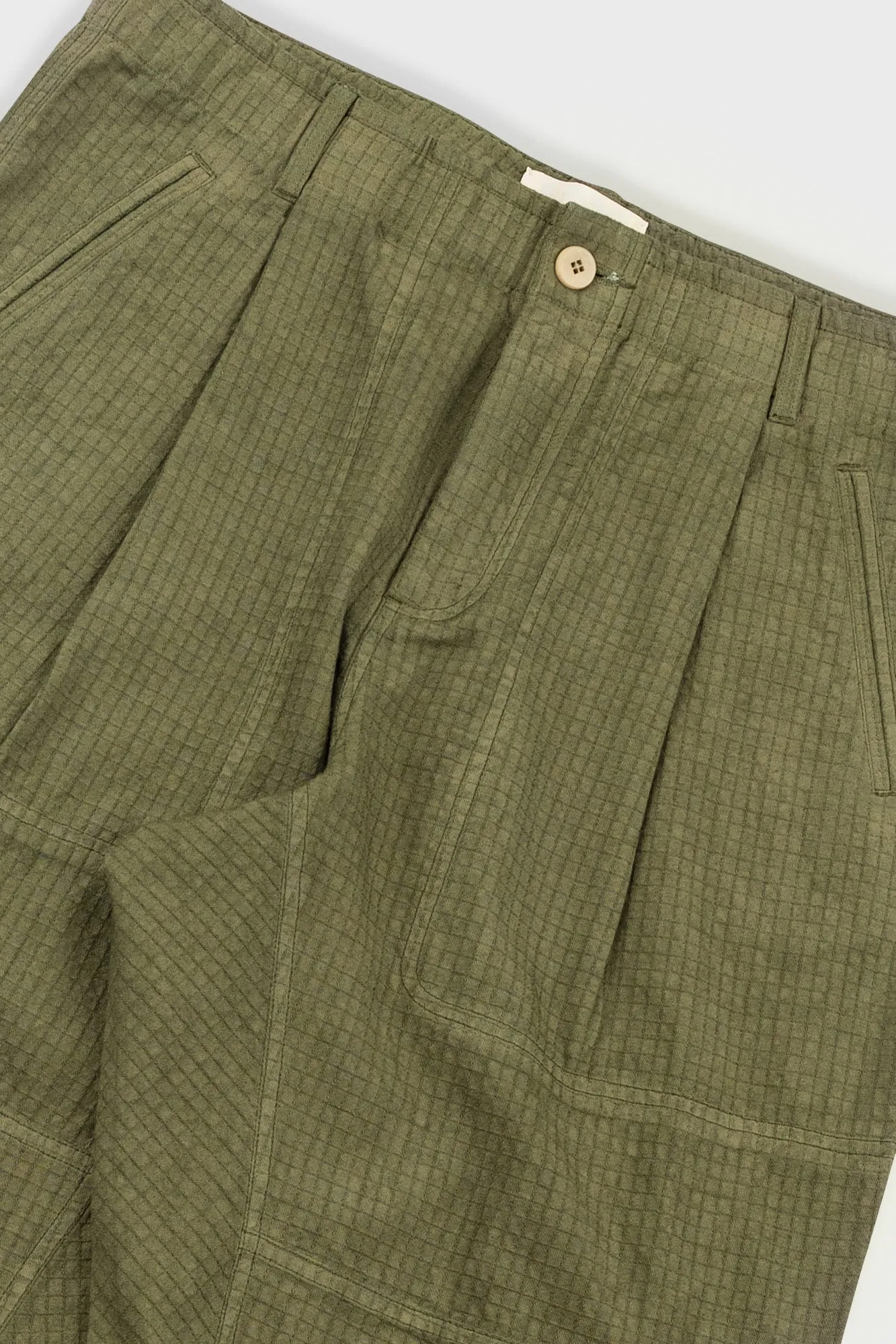 Assembly Utility Trouser - Light Olive Chunky Ripstop sold by Folk product image thumbnail 5