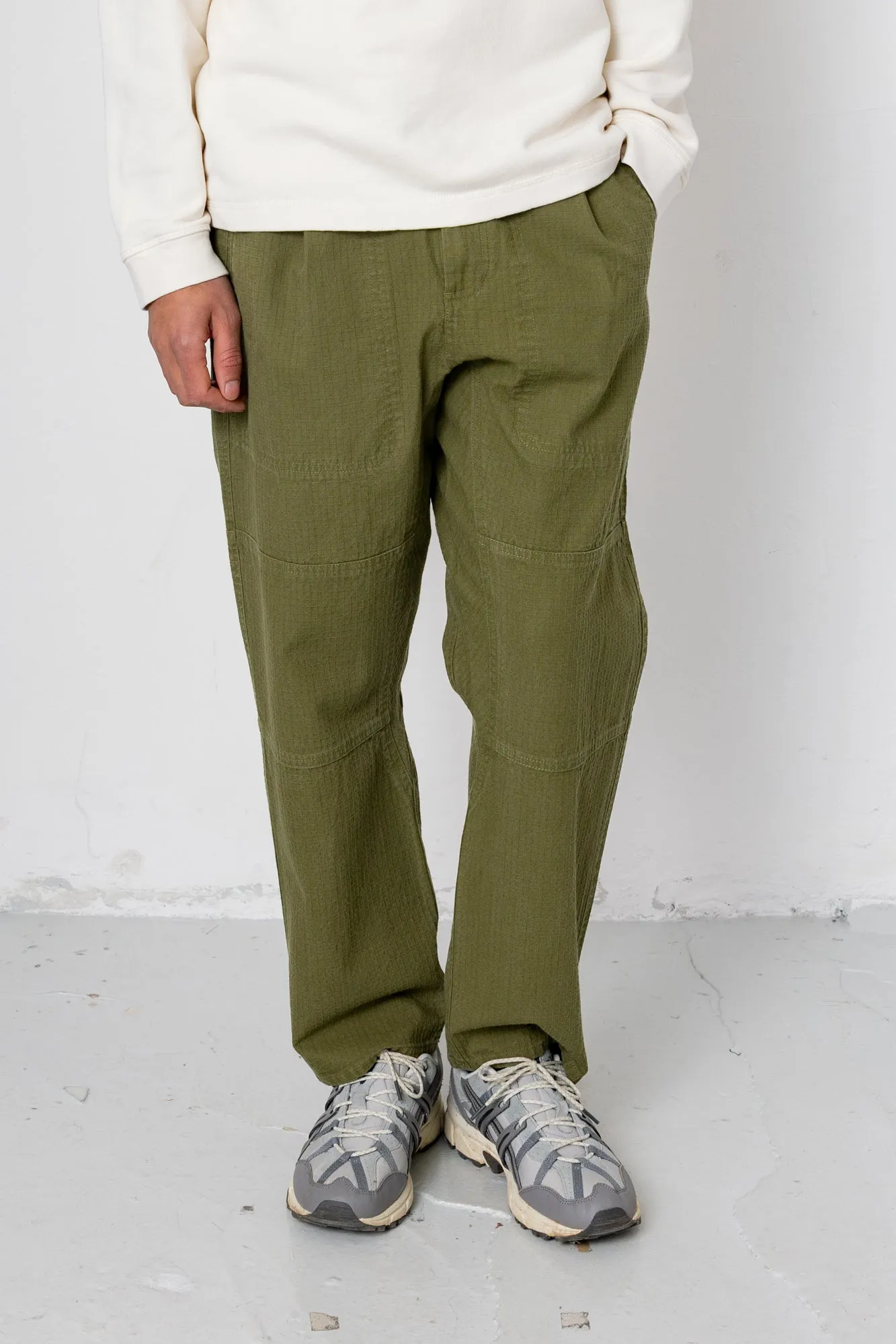 Assembly Utility Trouser - Light Olive Chunky Ripstop sold by Folk product image thumbnail 3