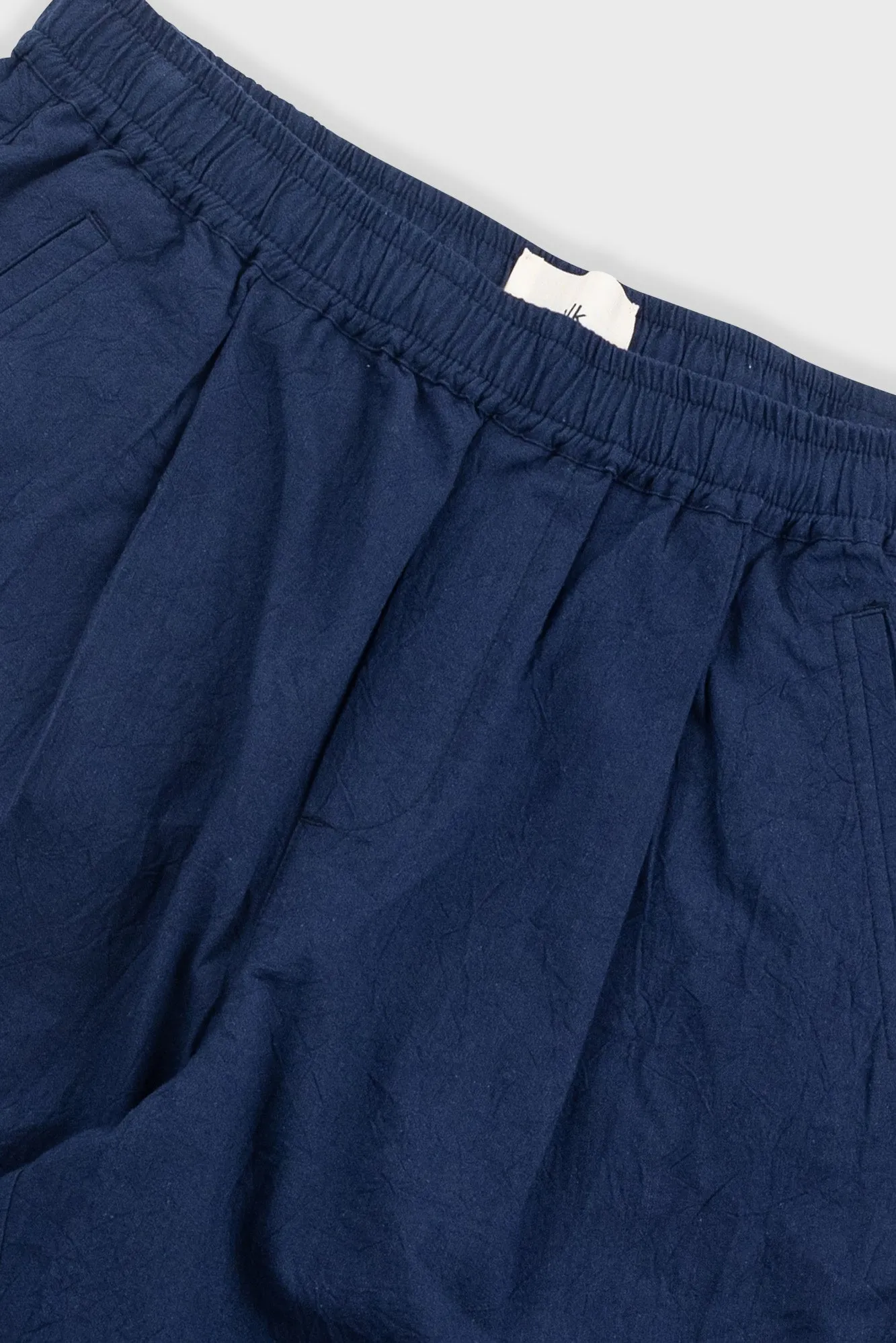 Relaxed Assembly Short - Dark Navy Crinkle sold by Folk product image thumbnail 4
