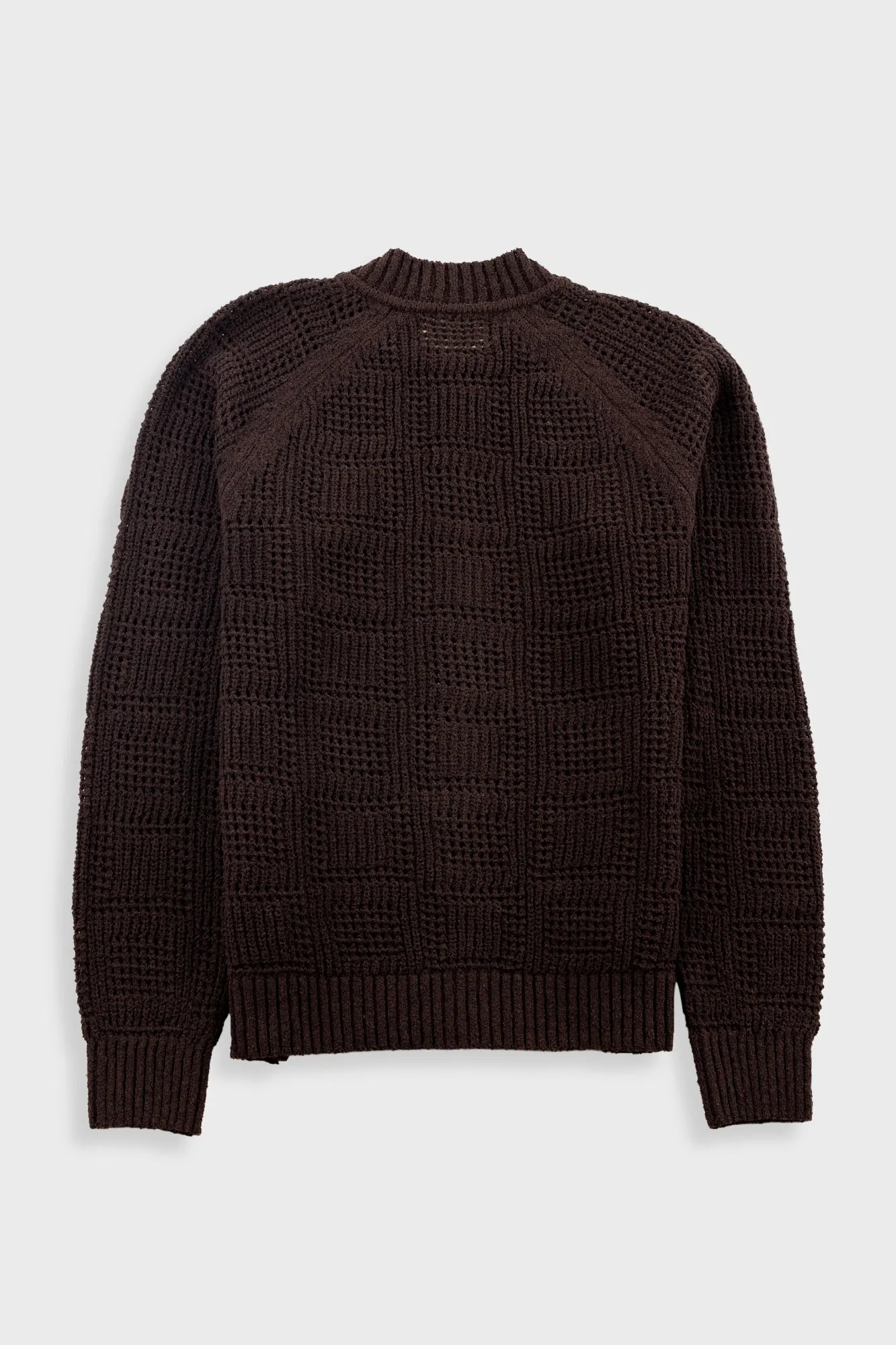 Open Knit Bomber - Chocolate sold by Folk product image thumbnail 5