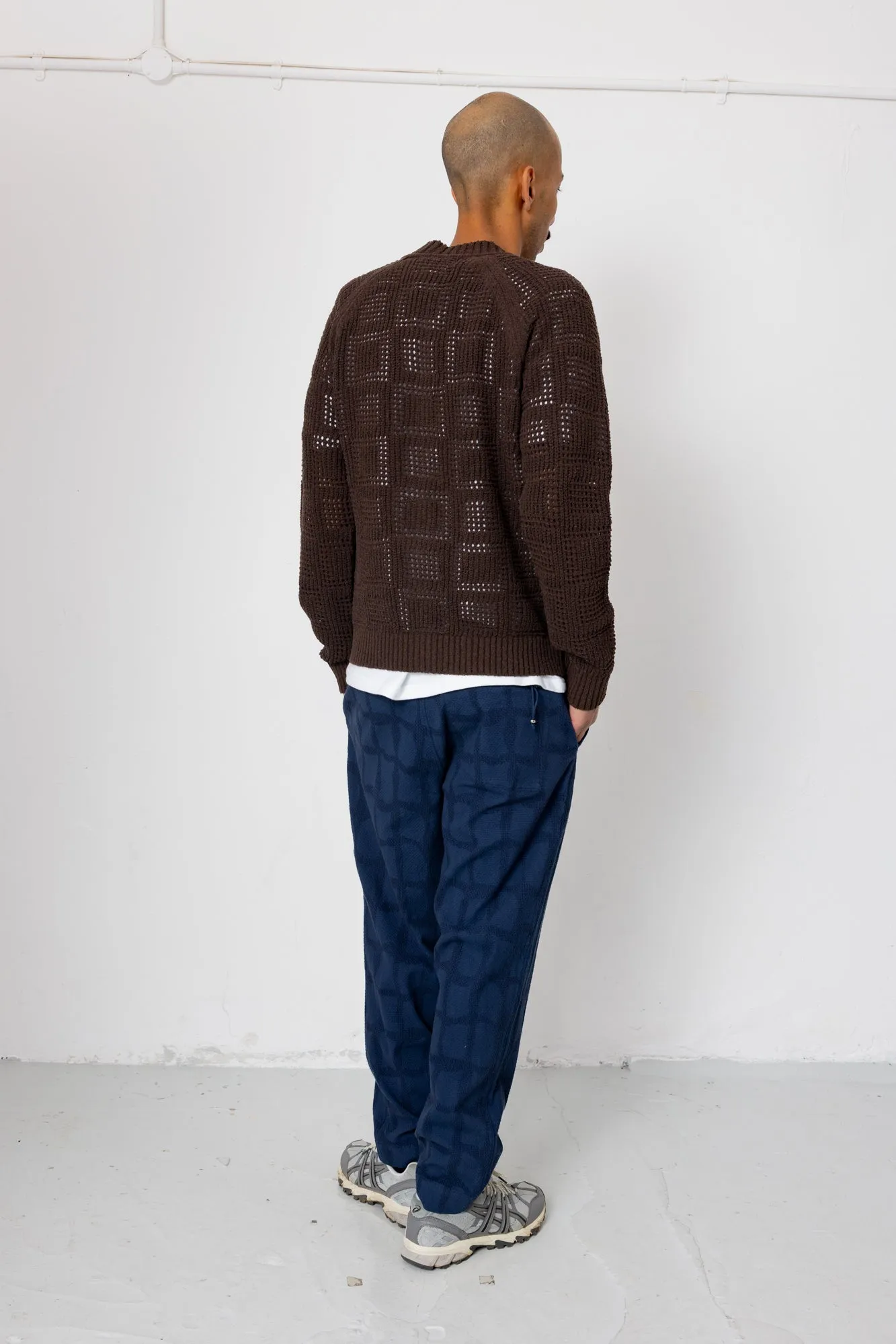Open Knit Bomber - Chocolate sold by Folk product image thumbnail 4