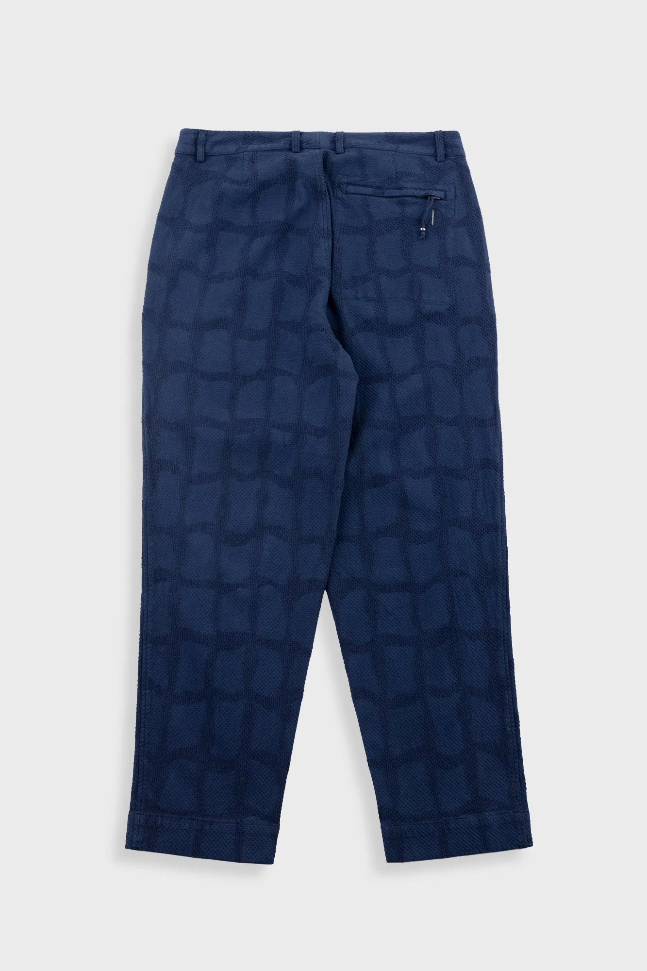 Signal Pant - Irregular Block Jacquard Navy sold by Folk product image thumbnail 4