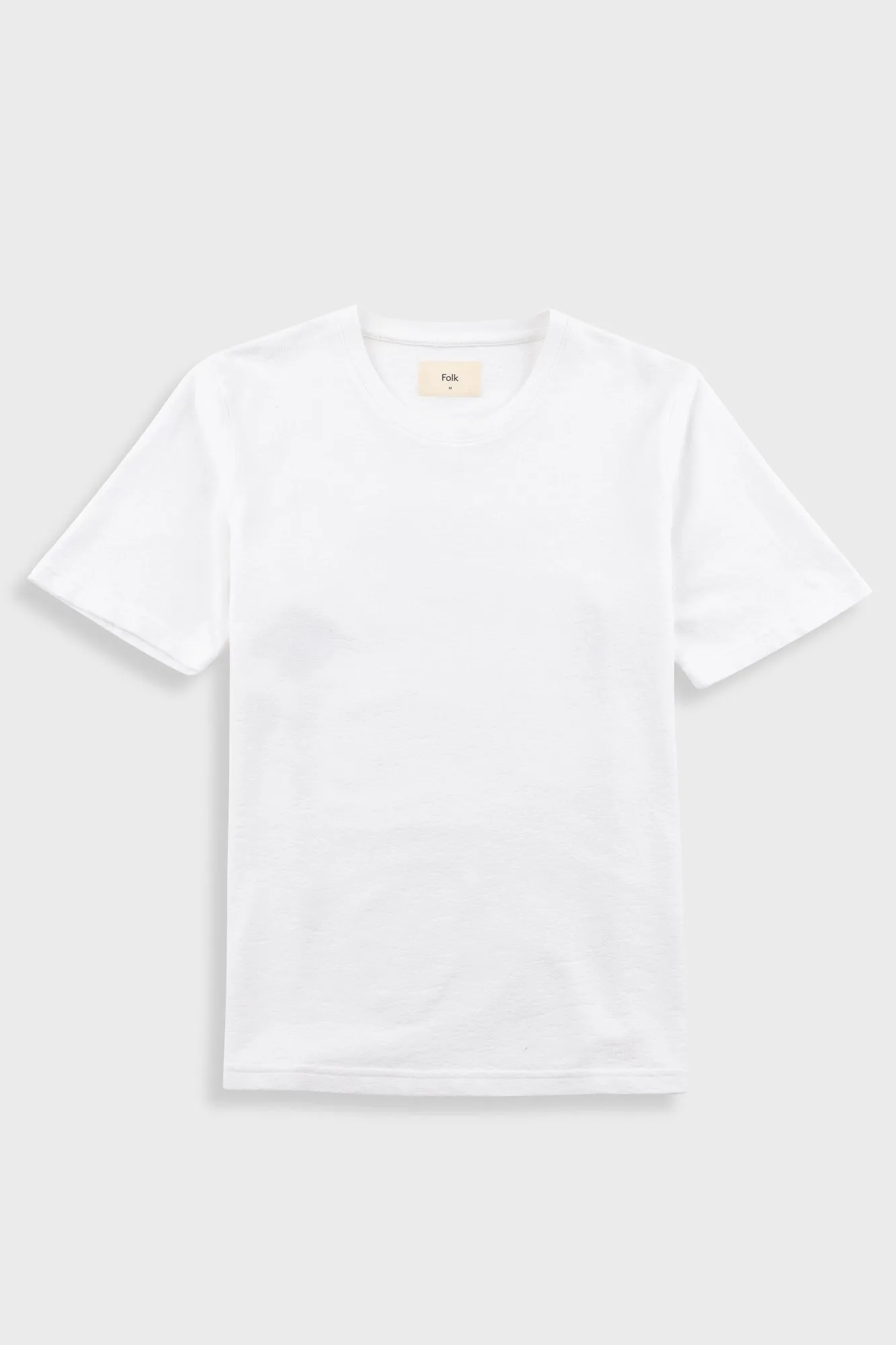 Short Sleeve Textured T-Shirt - White sold by Folk