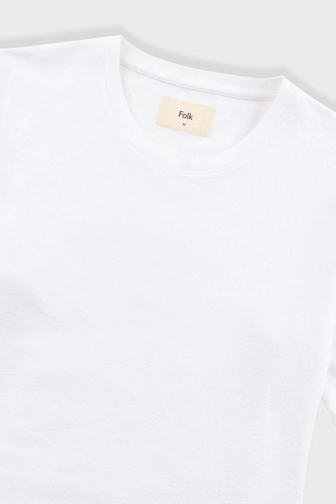 Short Sleeve Textured T-Shirt - White sold by Folk product image thumbnail 5