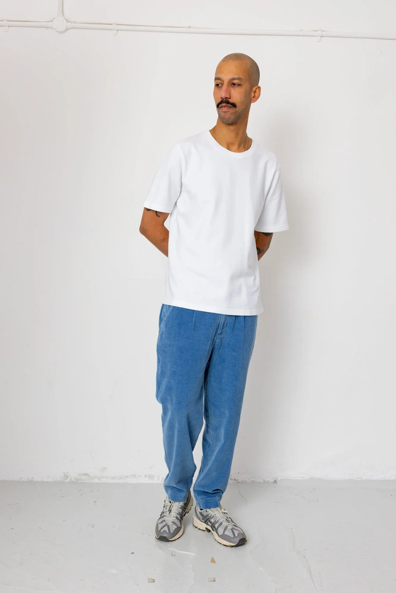 Short Sleeve Textured T-Shirt - White sold by Folk product image thumbnail 3