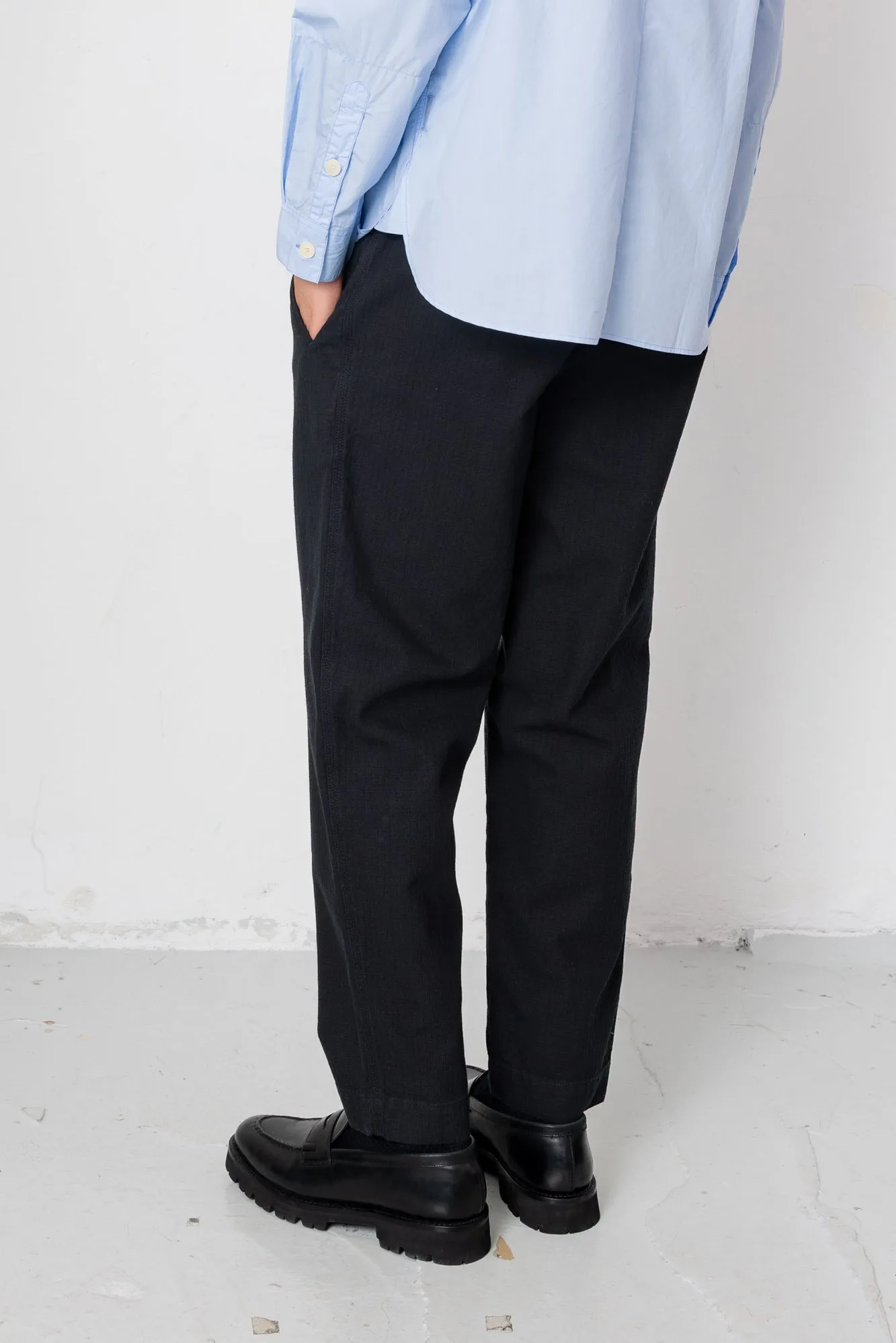 Drawcord Assembly Pant - Black Chunky Ripstop sold by Folk product image thumbnail 5