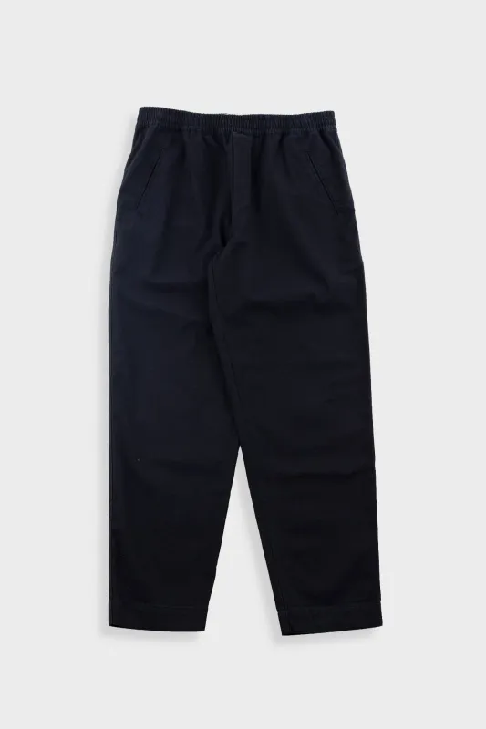 Drawcord Assembly Pant - Black Chunky Ripstop made by Folk