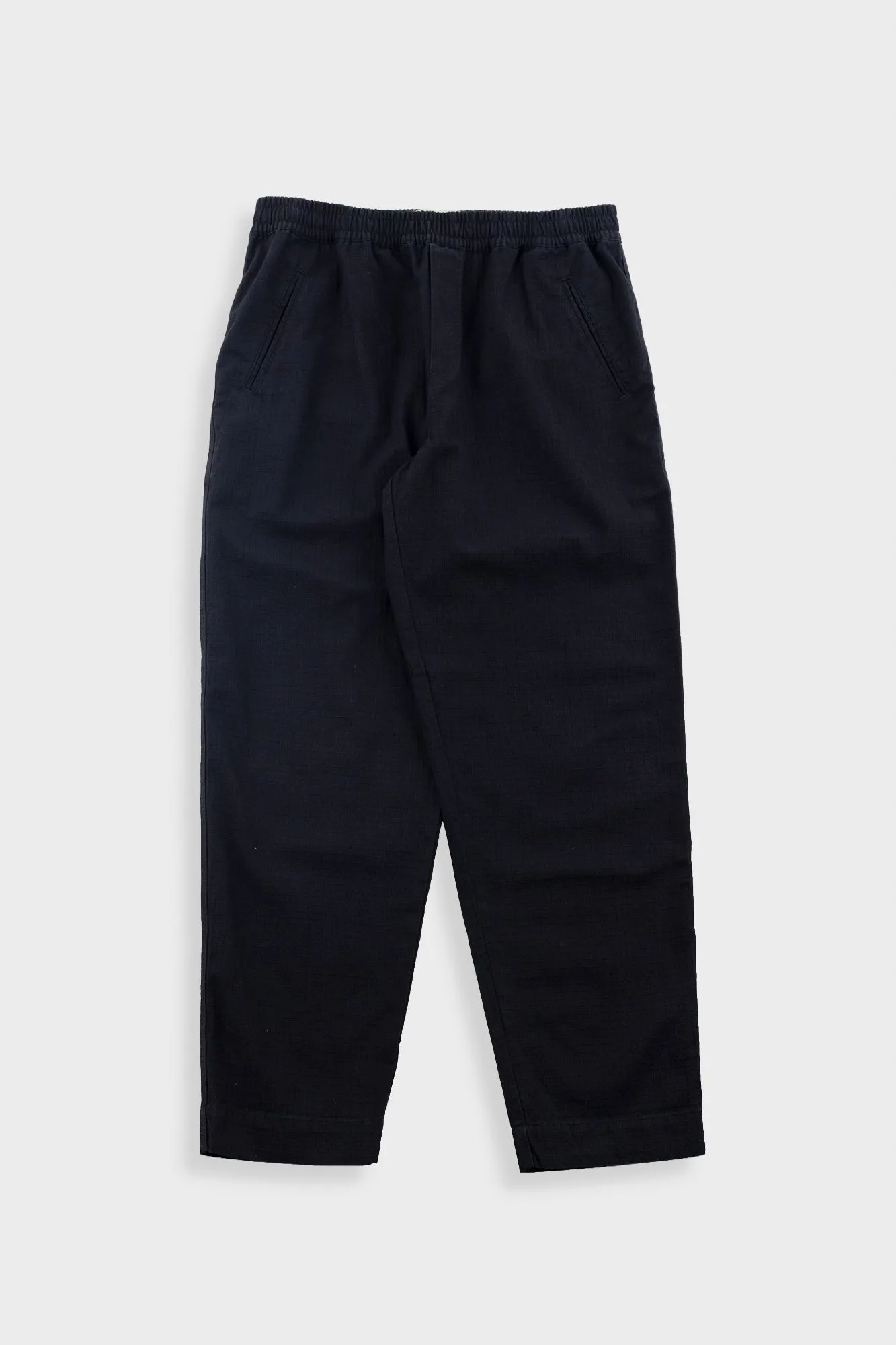 Drawcord Assembly Pant - Black Chunky Ripstop sold by Folk