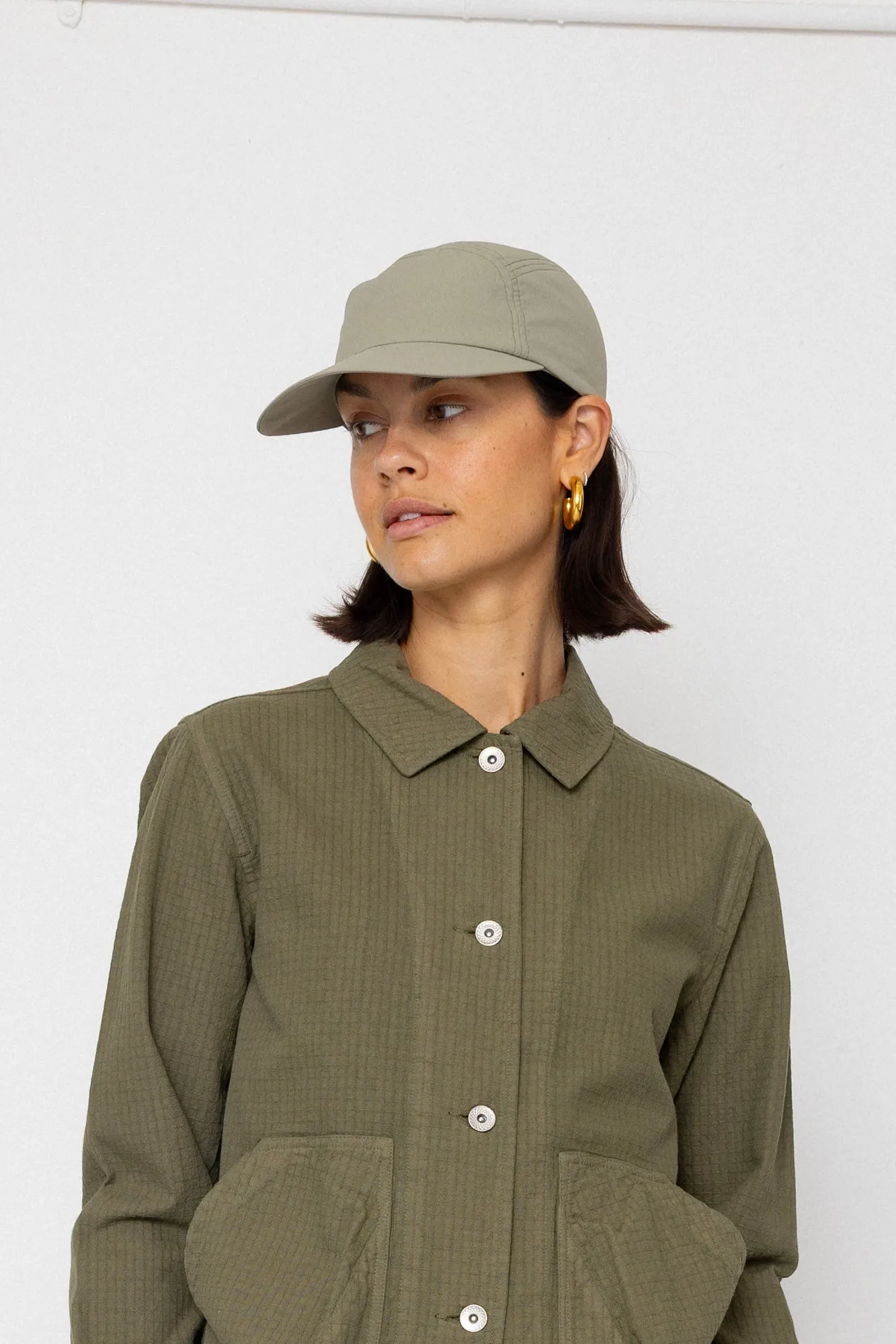 Women's Prism Jacket - Light Olive Chunky Ripstop sold by Folk product image thumbnail 3