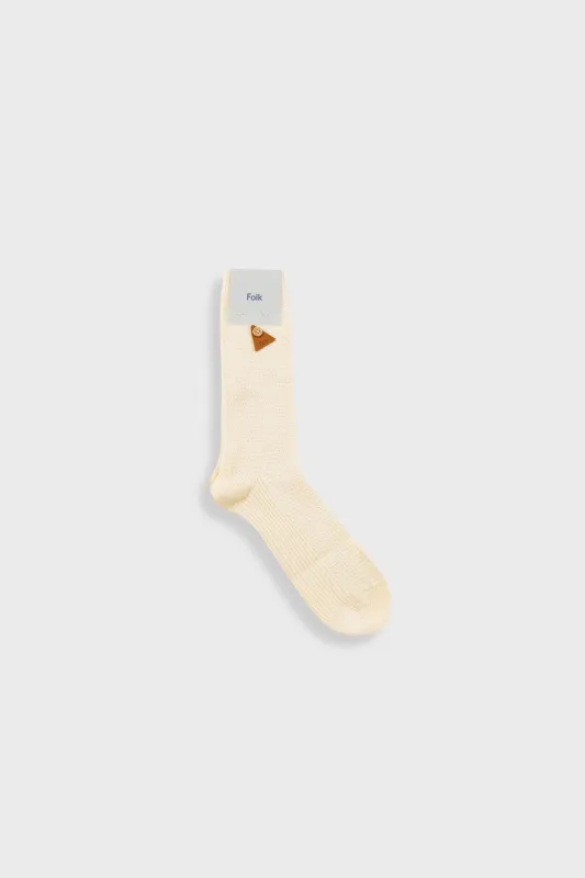 Waffle Sock - Ecru made by Folk
