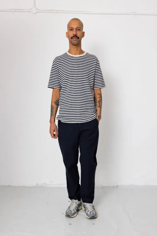 Lean Assembly Pant - Navy Moleskin made by Folk