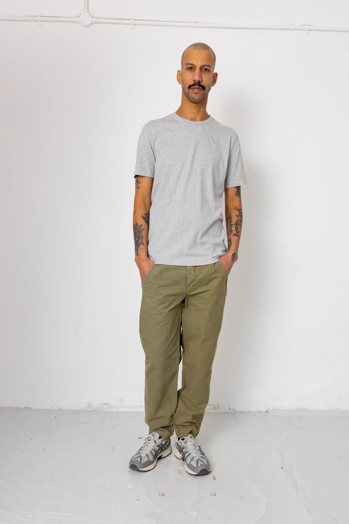 Assembly T-Shirt - Light Grey Melange sold by Folk product image thumbnail 2