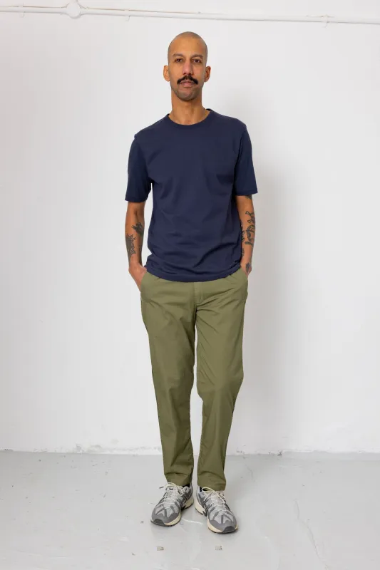 Contrast Sleeve T-Shirt - Navy made by Folk