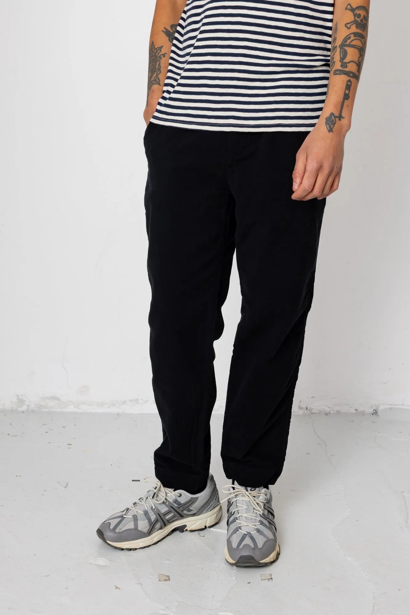 Assembly Pant - Black Moleskin sold by Folk product image thumbnail 2