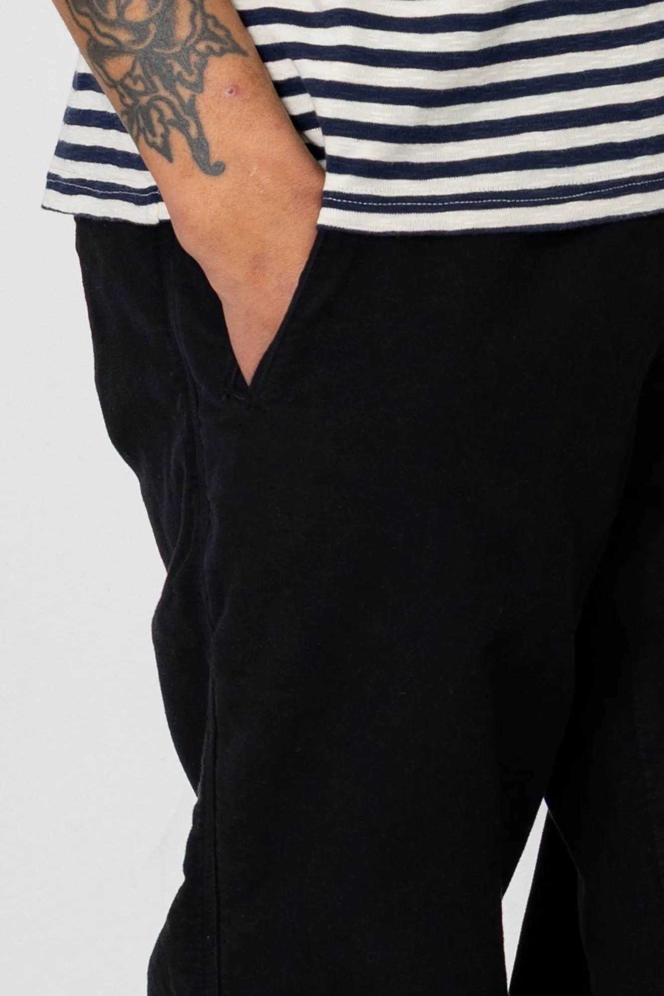 Assembly Pant - Black Moleskin sold by Folk product image thumbnail 3
