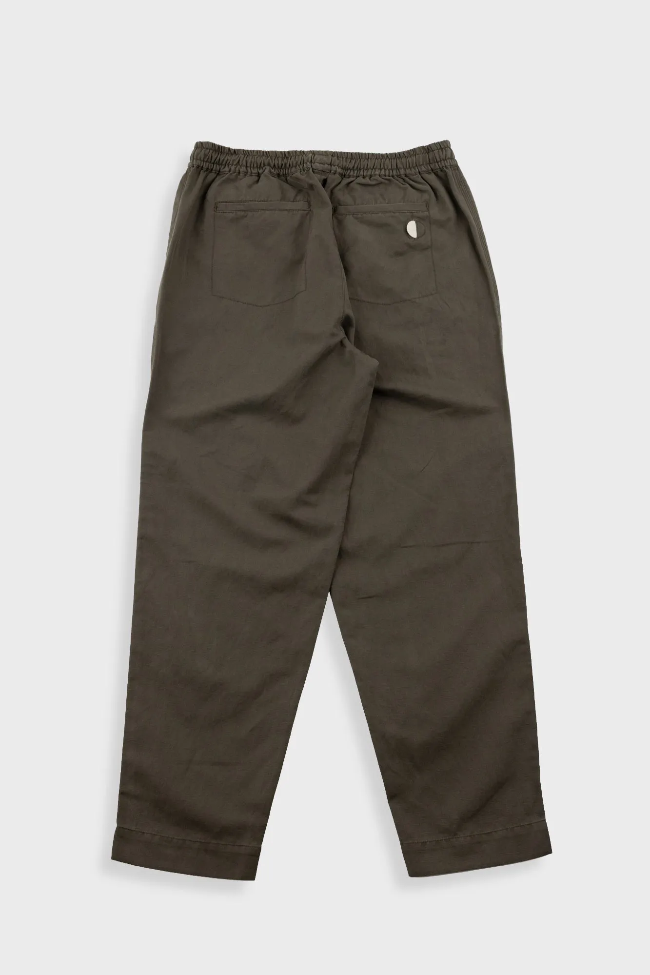 Drawcord Assembly Pant - Dark Olive Slub Linen sold by Folk product image thumbnail 3