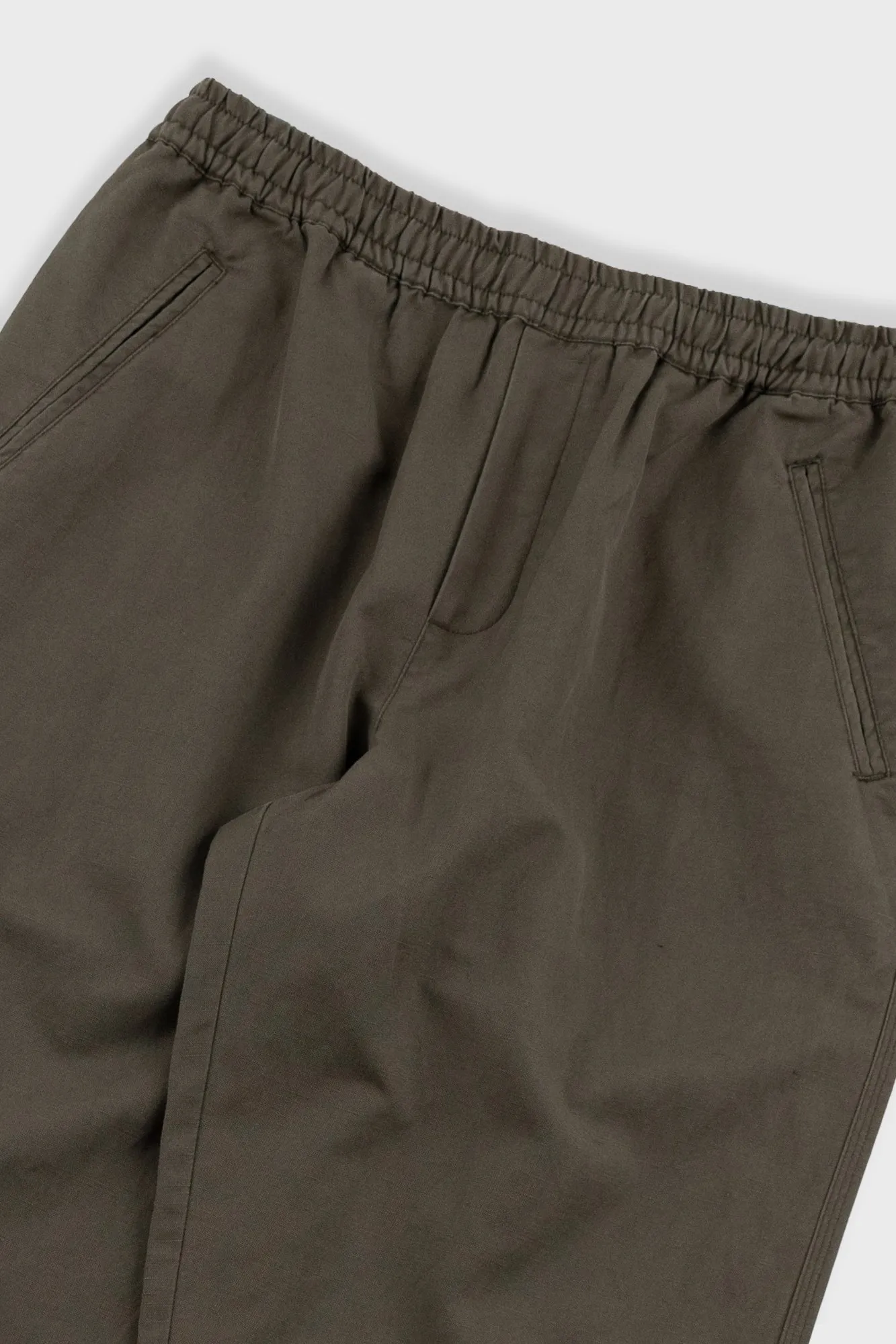 Drawcord Assembly Pant - Dark Olive Slub Linen sold by Folk product image thumbnail 2
