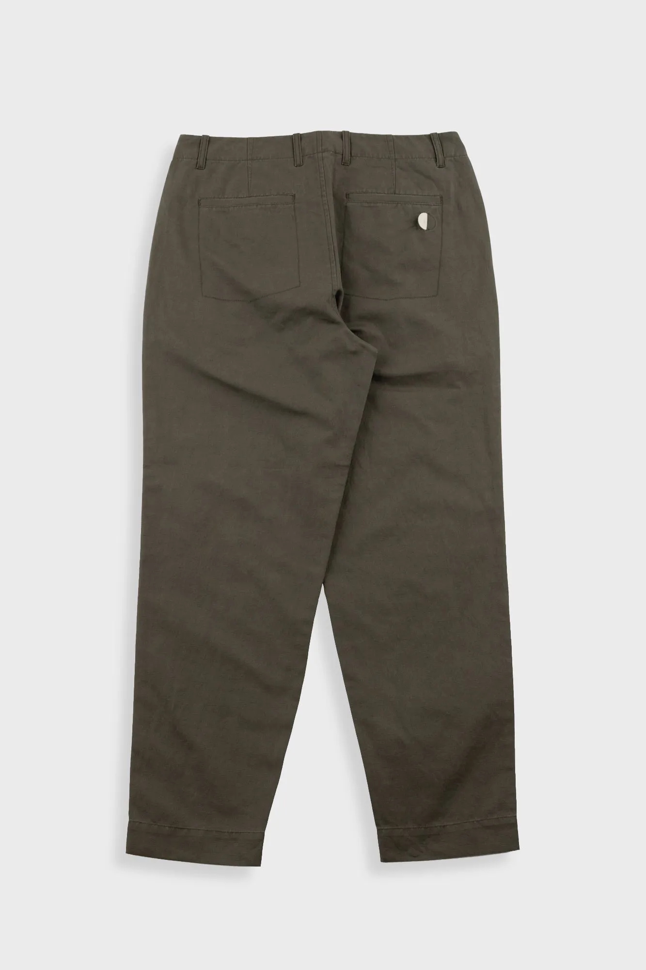 Assembly Pant - Dark Olive Slub Linen sold by Folk product image thumbnail 3