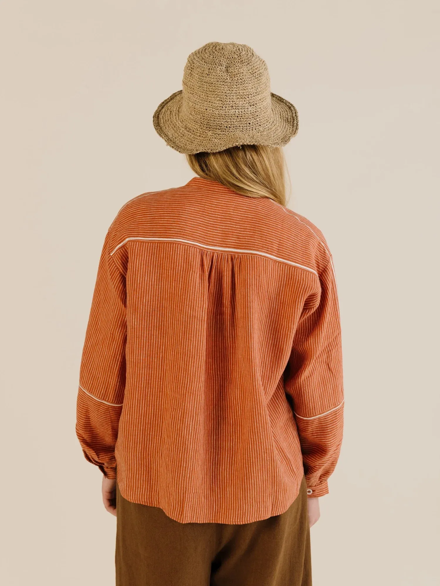 Sideline | Willow Shirt - Brick sold by Folk product image thumbnail 3