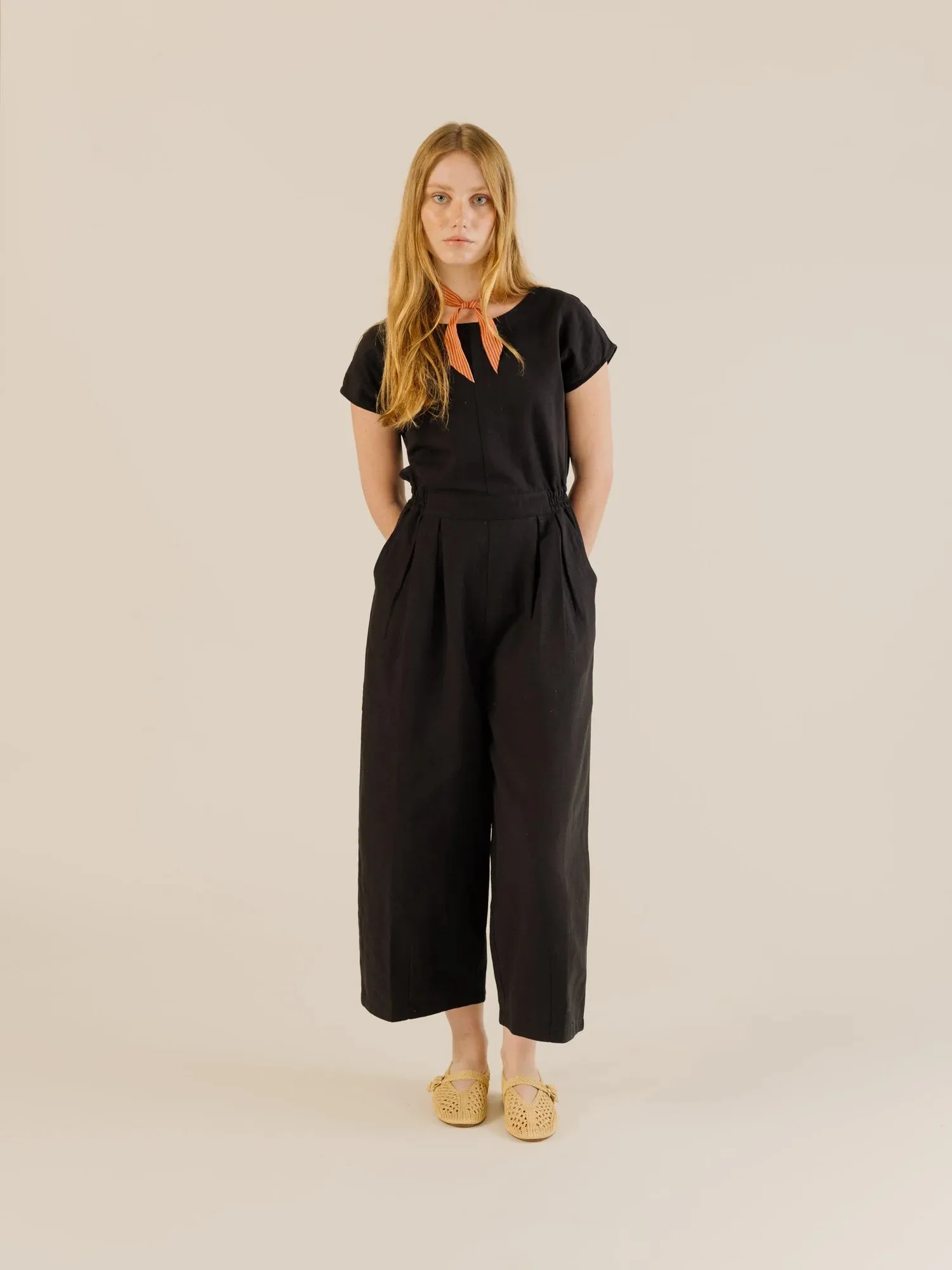 Sideline | Daisy Jumpsuit - Black sold by Folk product image thumbnail 2