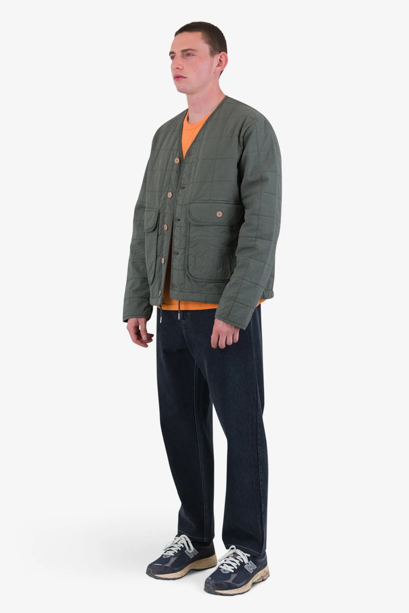 Lightweight Liner Jacket - Dark Sage sold by Folk product image thumbnail 3