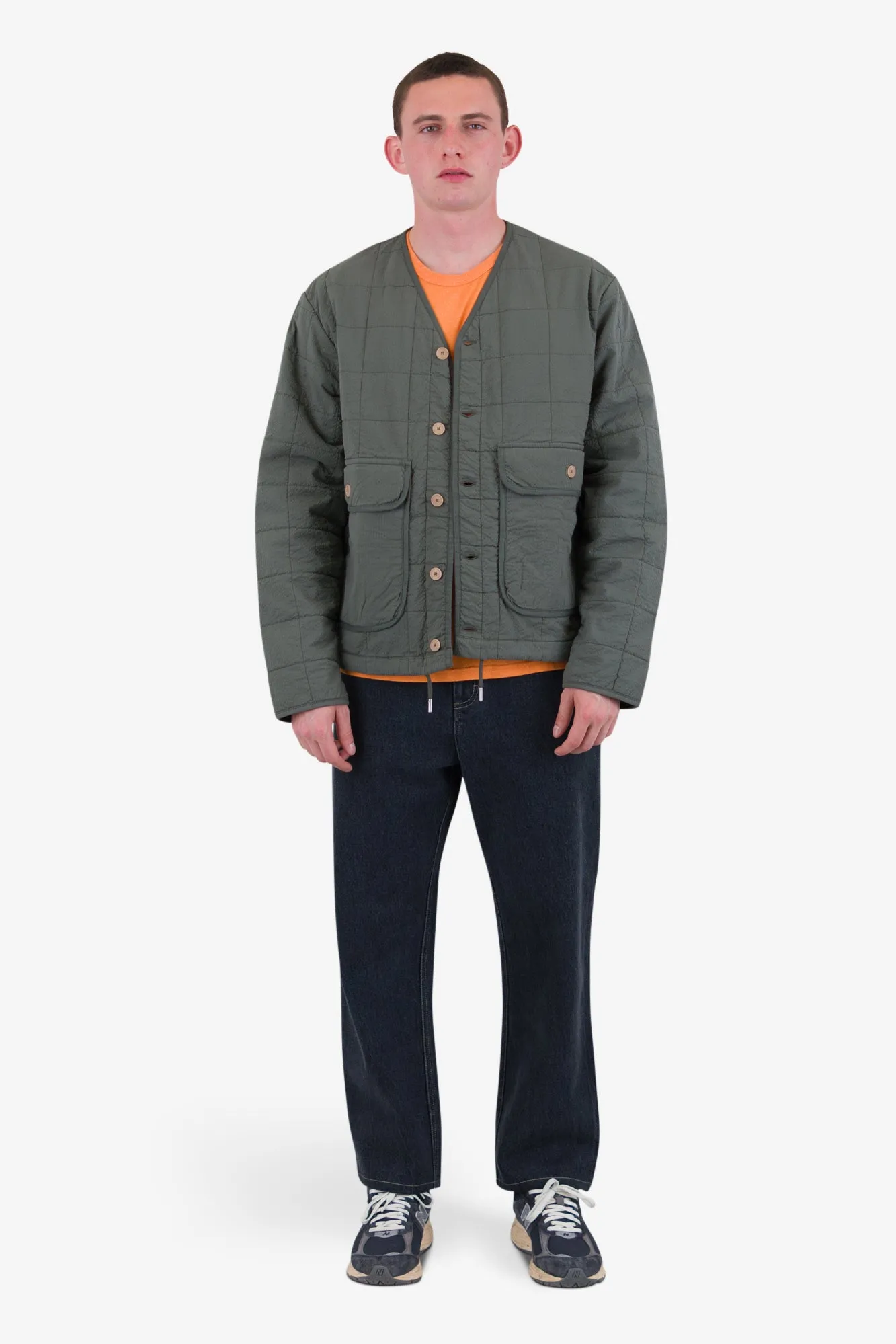 Lightweight Liner Jacket - Dark Sage sold by Folk product image thumbnail 2