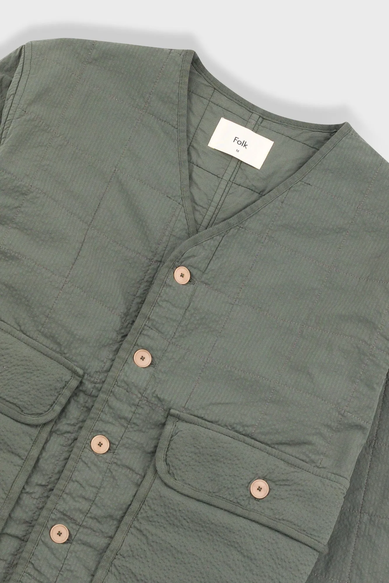 Lightweight Liner Jacket - Dark Sage sold by Folk product image thumbnail 5
