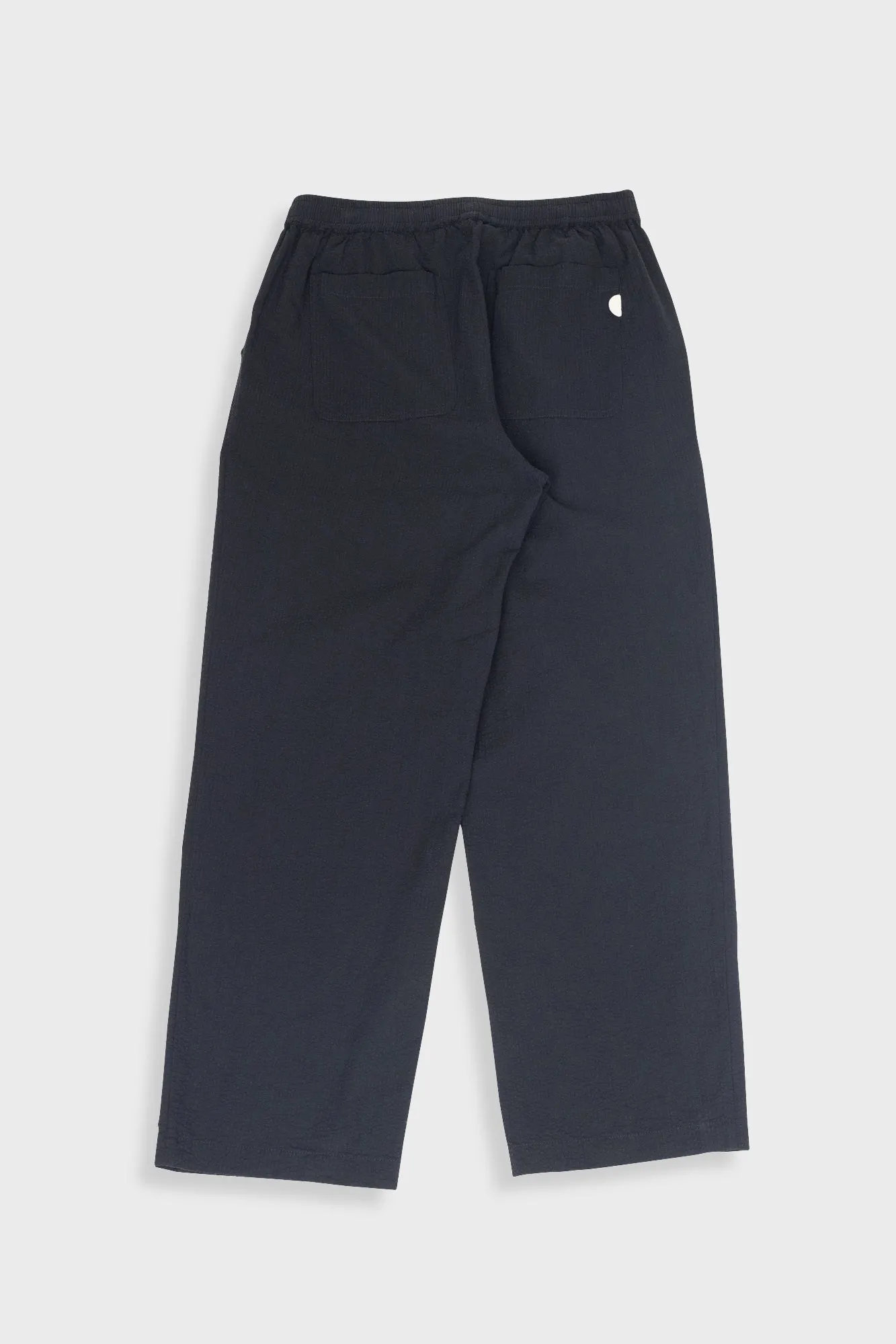 Elasticated Wide Fit Trouser - Black Seersucker sold by Folk product image thumbnail 3