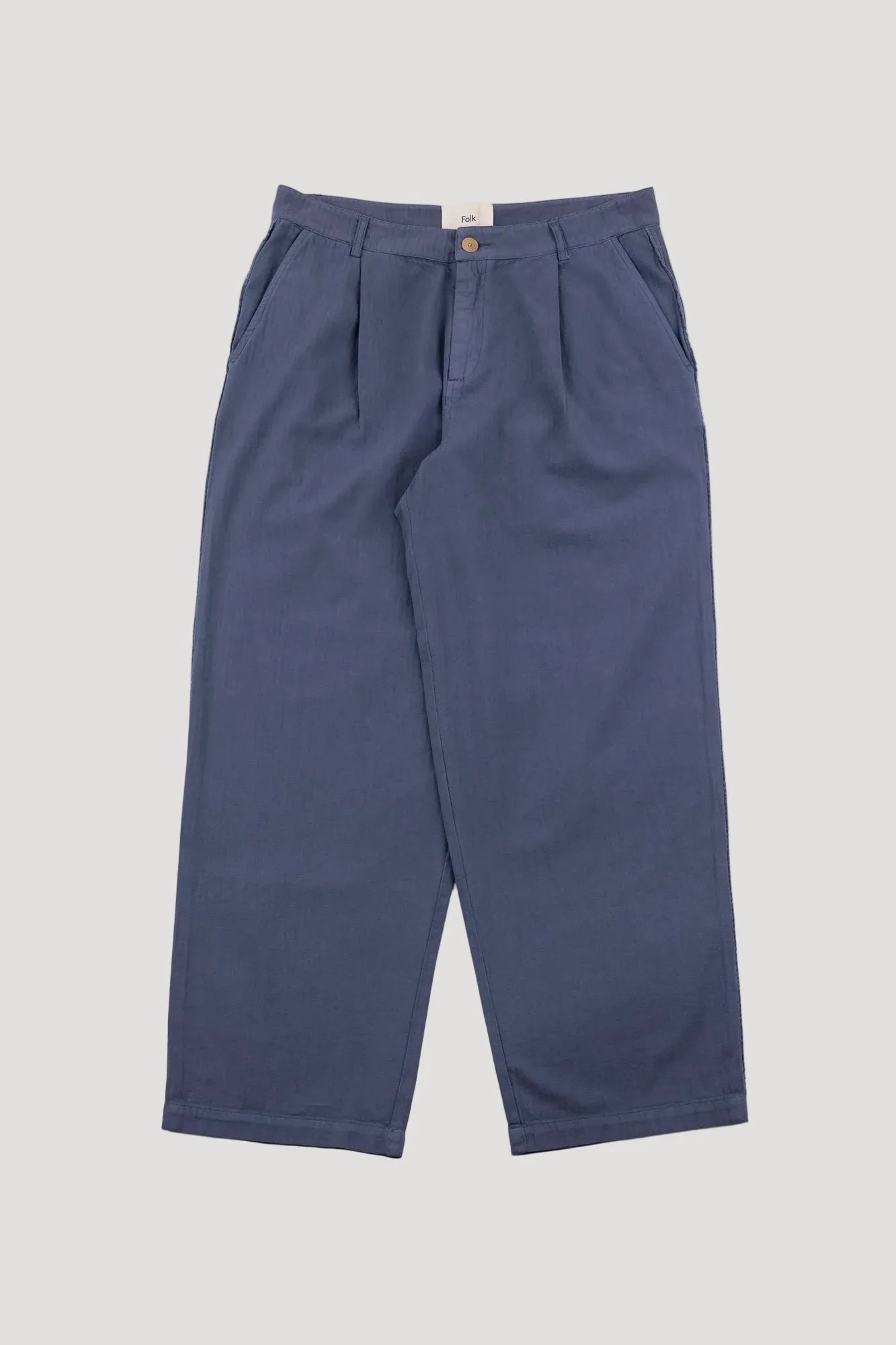 Wide Fit Trouser - Soft Blue sold by Folk