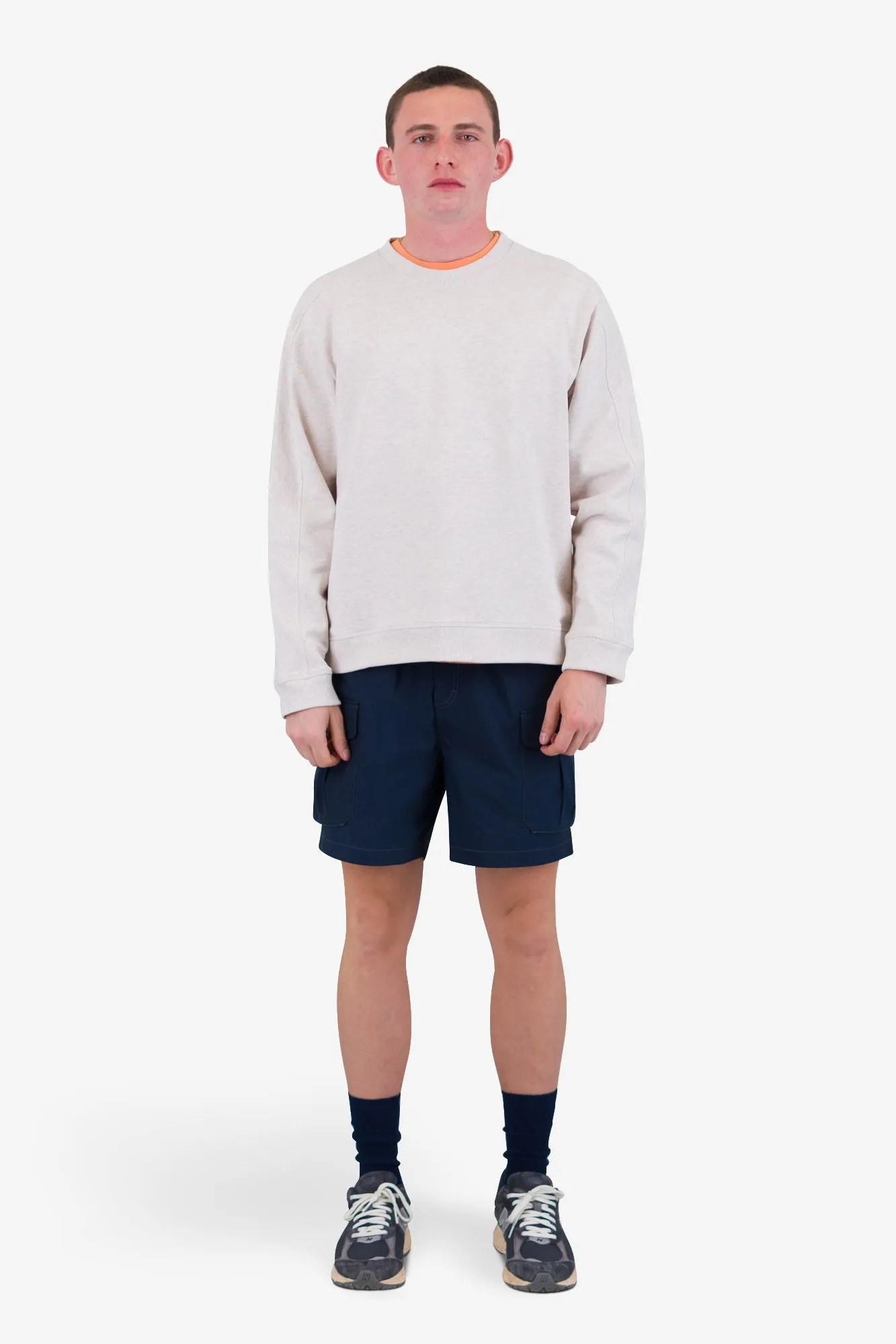 Prism Sweat - Ecru Melange sold by Folk product image thumbnail 2