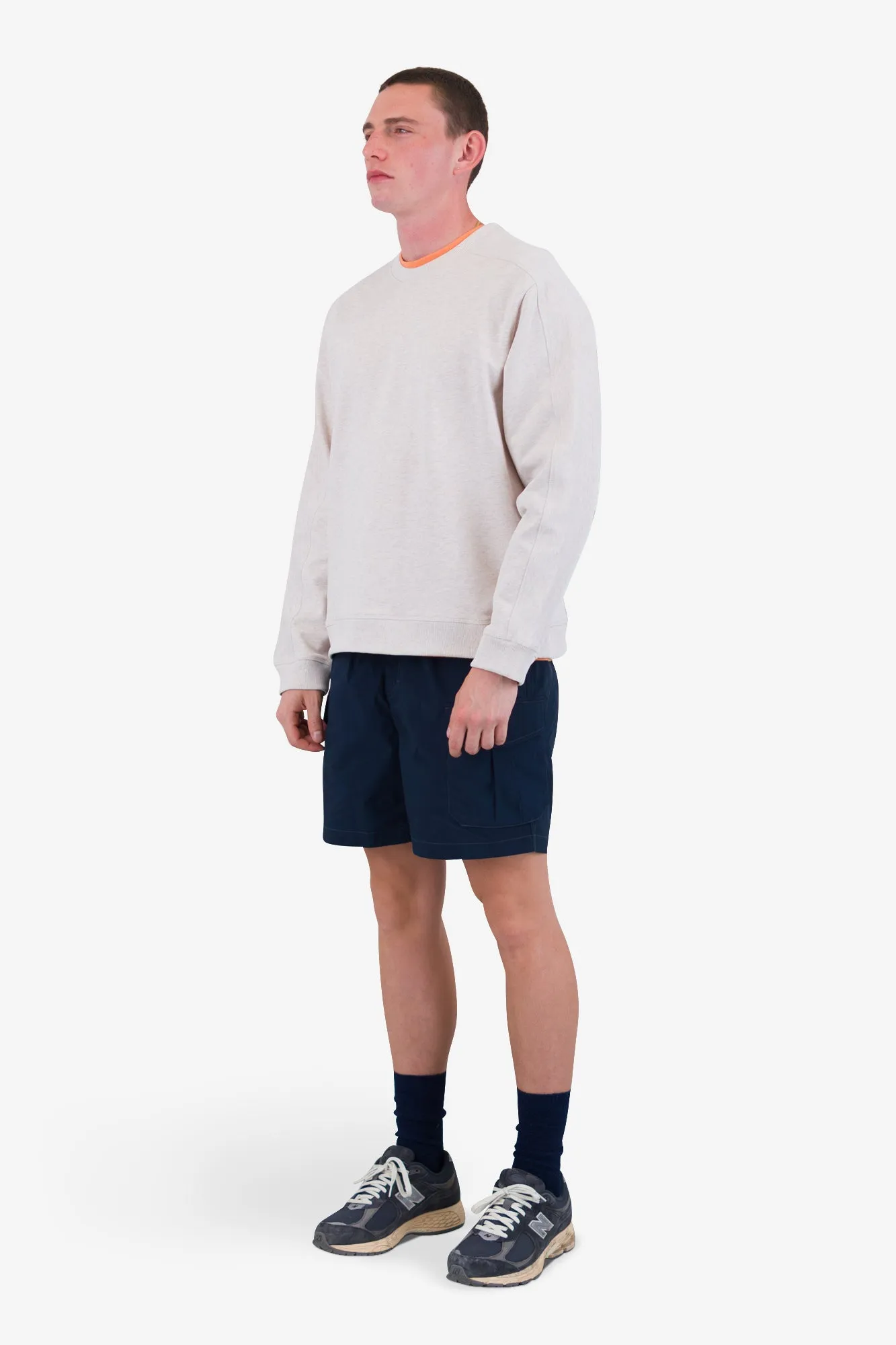 Prism Sweat - Ecru Melange sold by Folk product image thumbnail 3