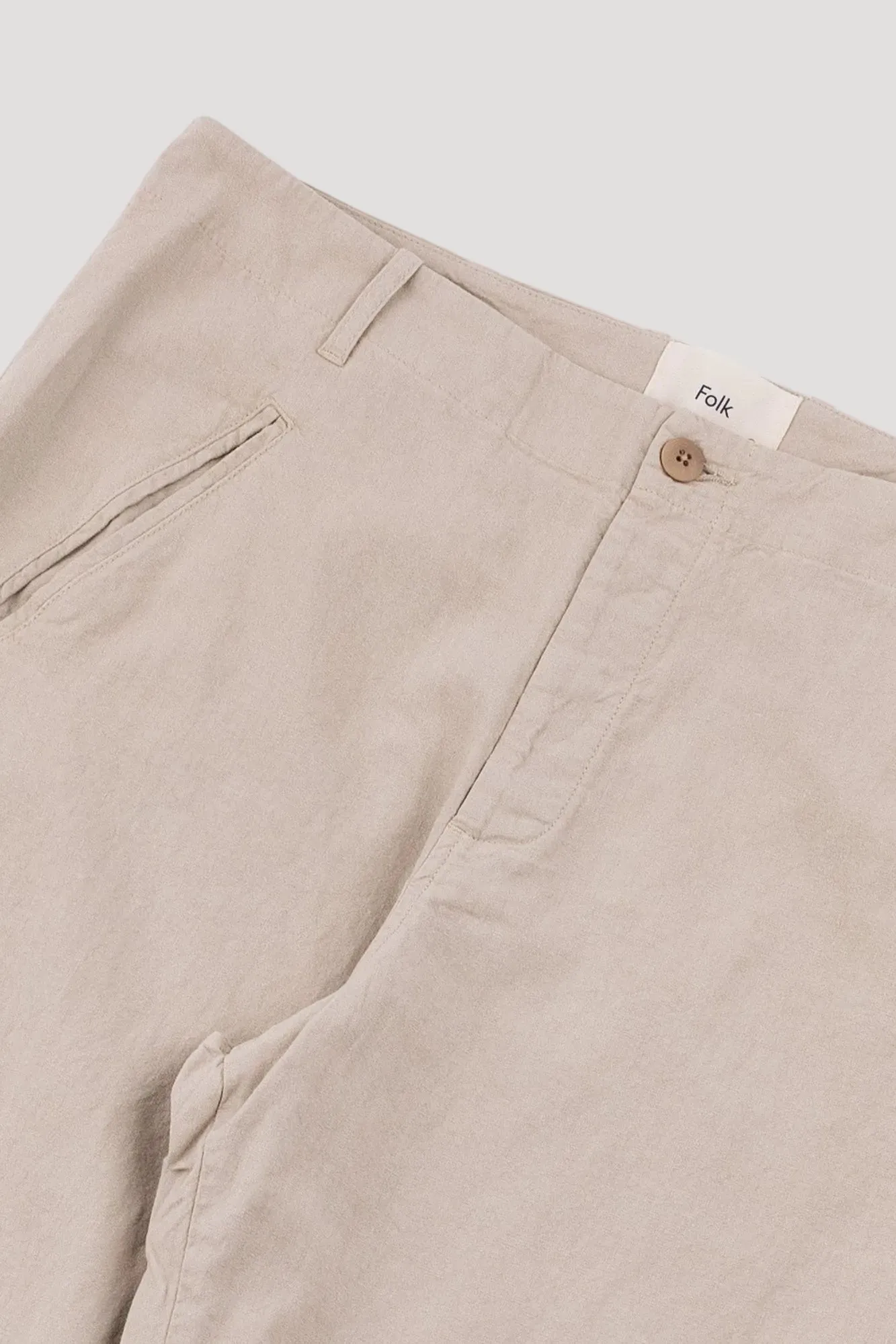 Lean Assembly Pant - Stone Linen sold by Folk product image thumbnail 2