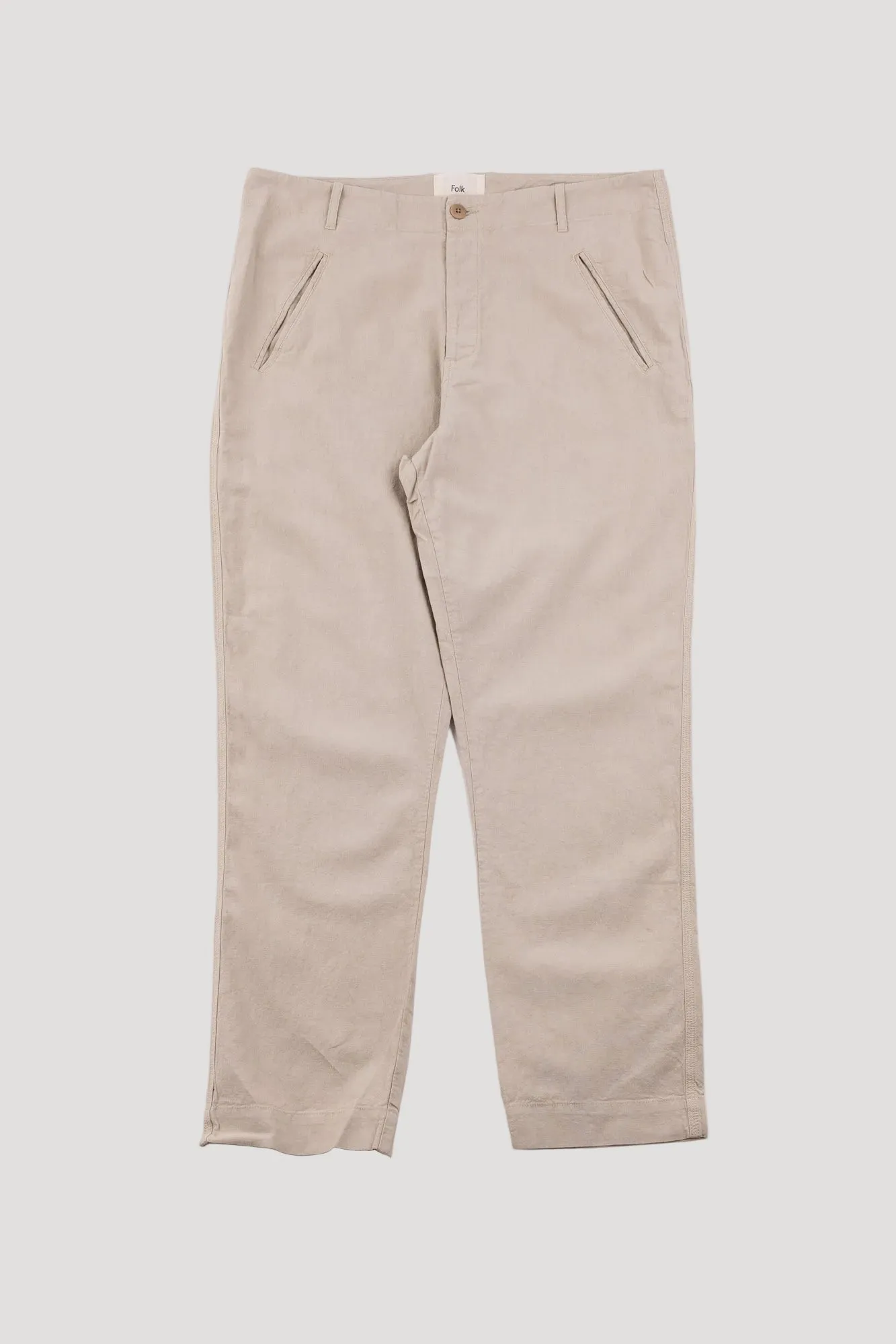 Lean Assembly Pant - Stone Linen sold by Folk