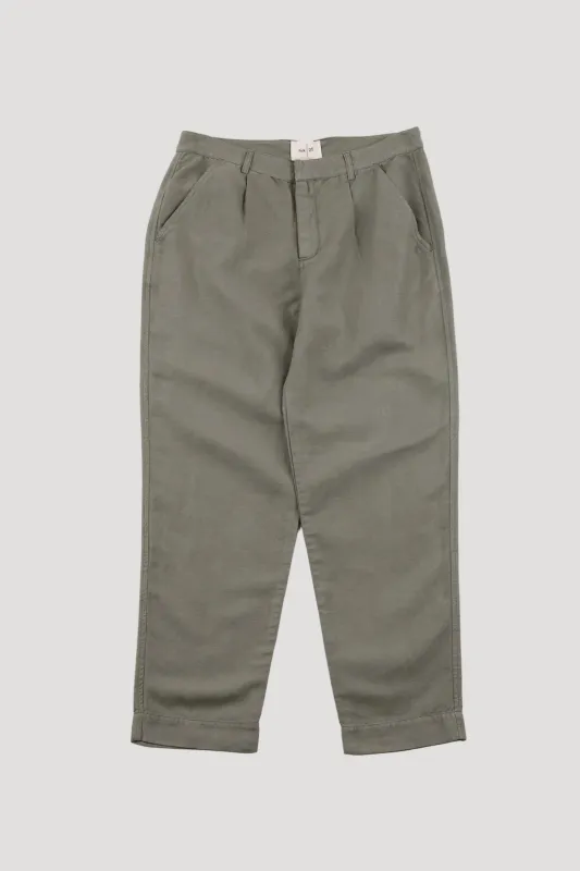 Signal Pant - Sage Hemp Canvas made by Folk