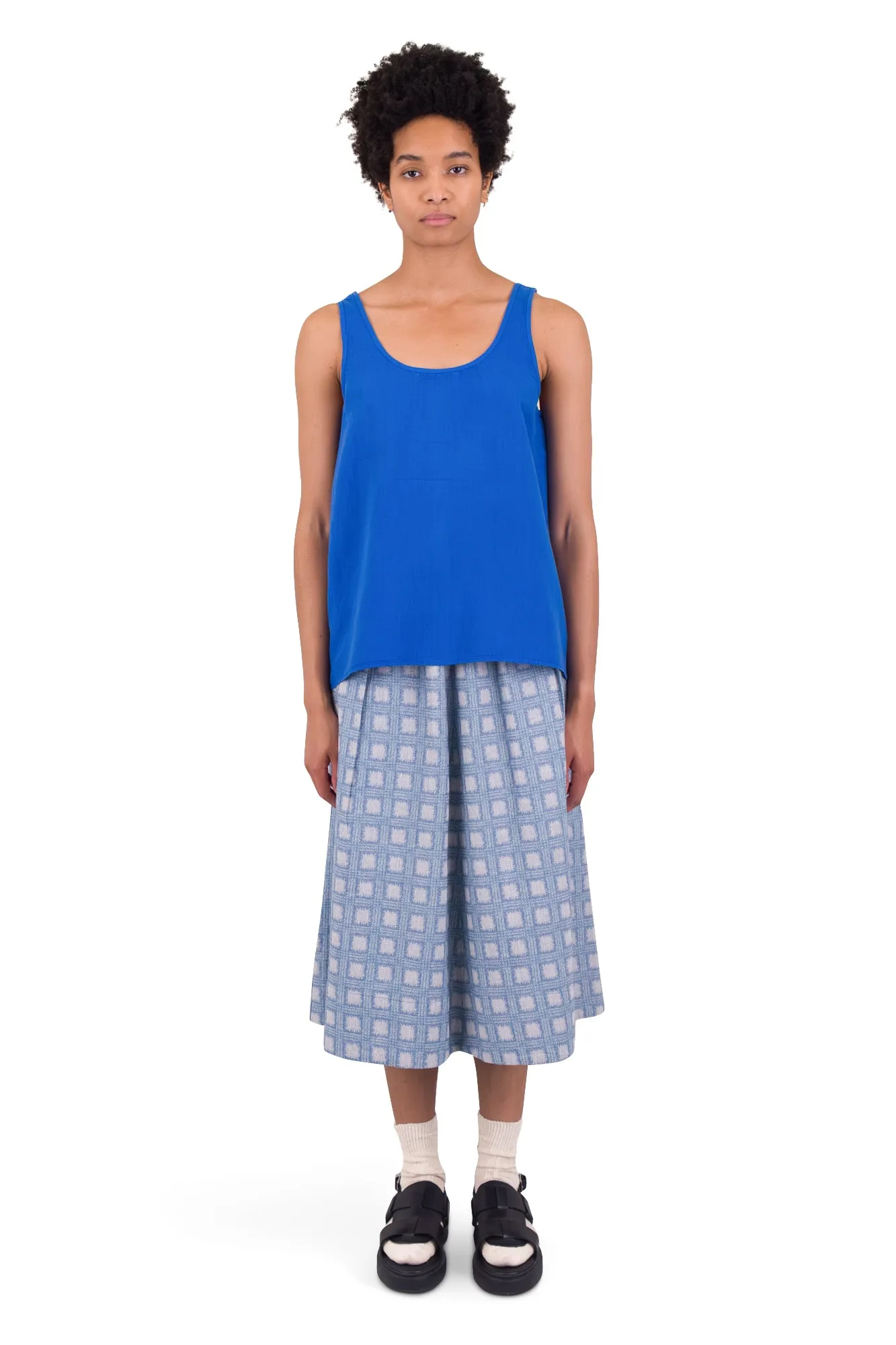 Scoop Back Vest - Washed Cobalt sold by Folk product image thumbnail 2