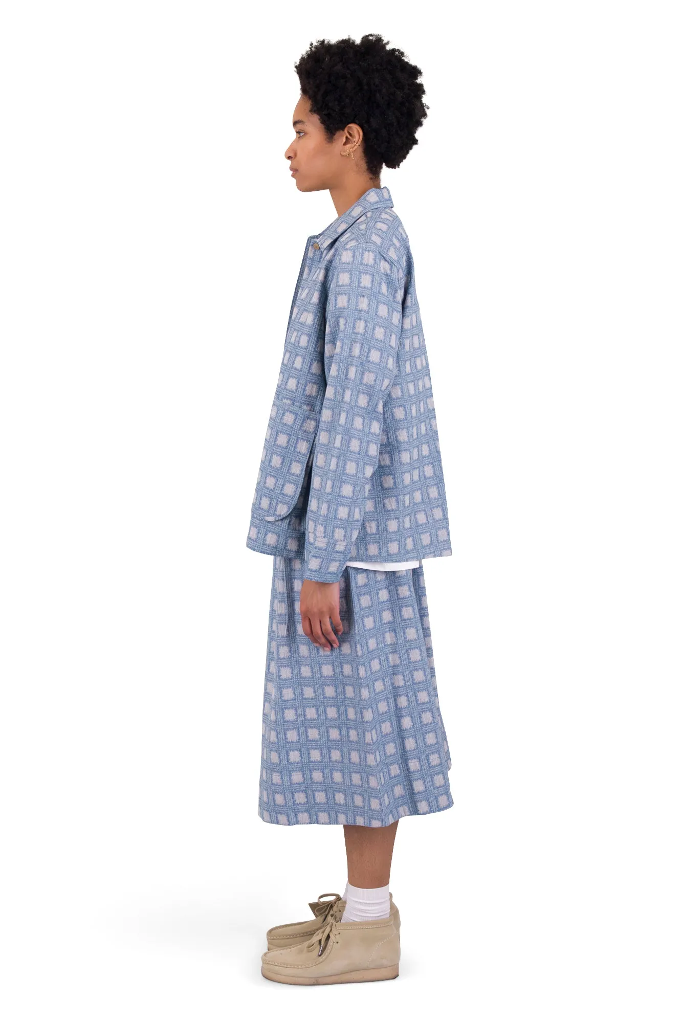 Pleated Shirt - Blue Tile Tapestry sold by Folk product image thumbnail 4