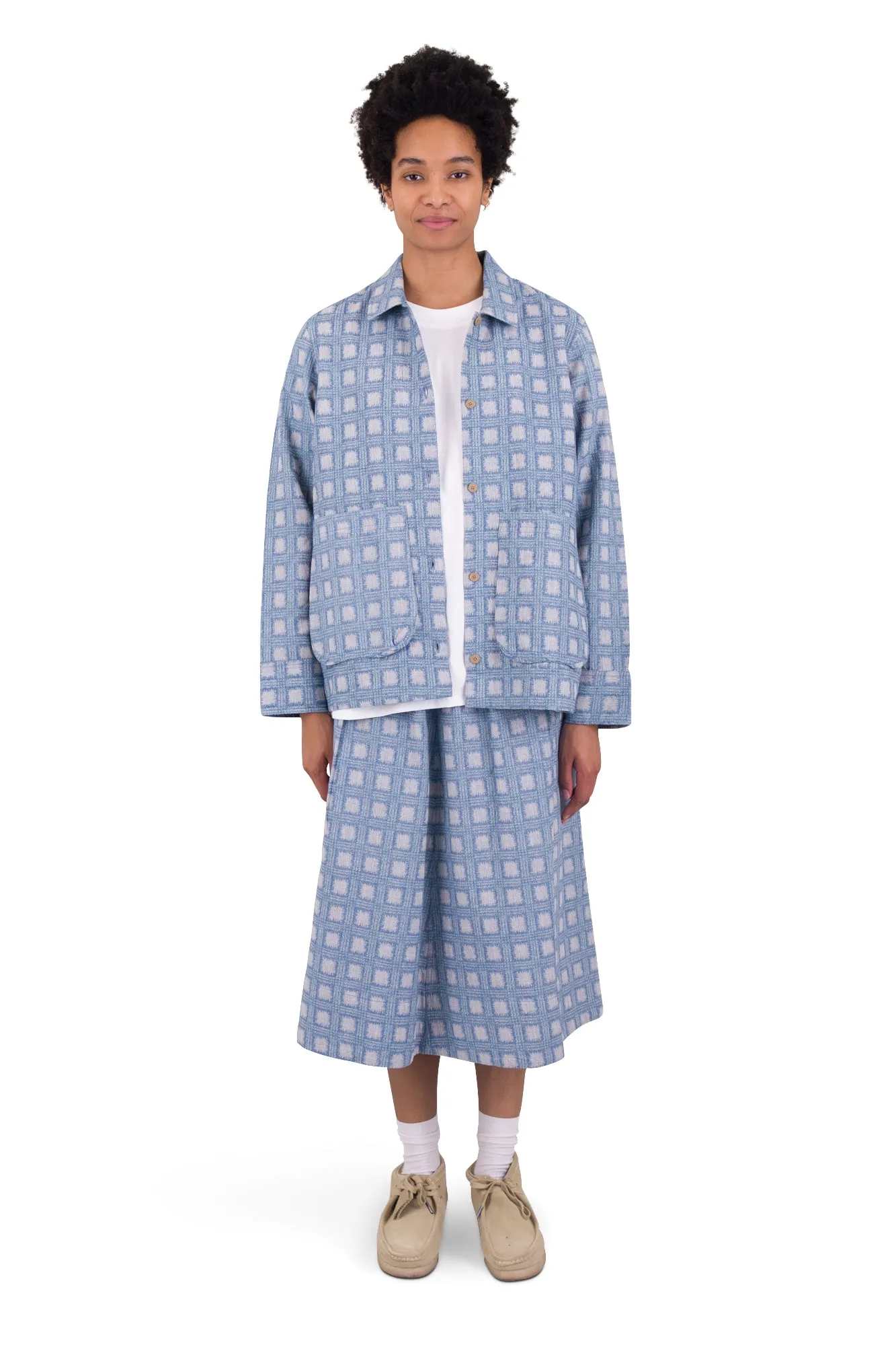 Pleated Shirt - Blue Tile Tapestry sold by Folk product image thumbnail 2